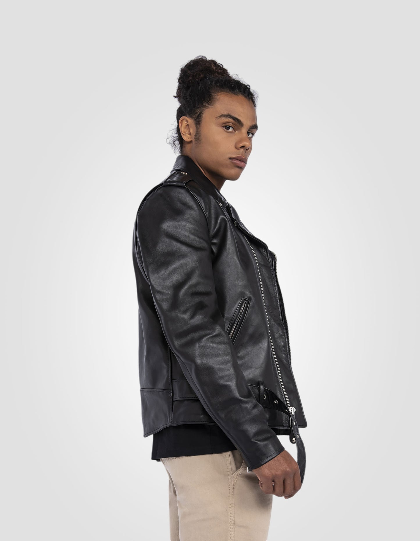 Iconic Perfecto® biker jacket, soft cowhide leather