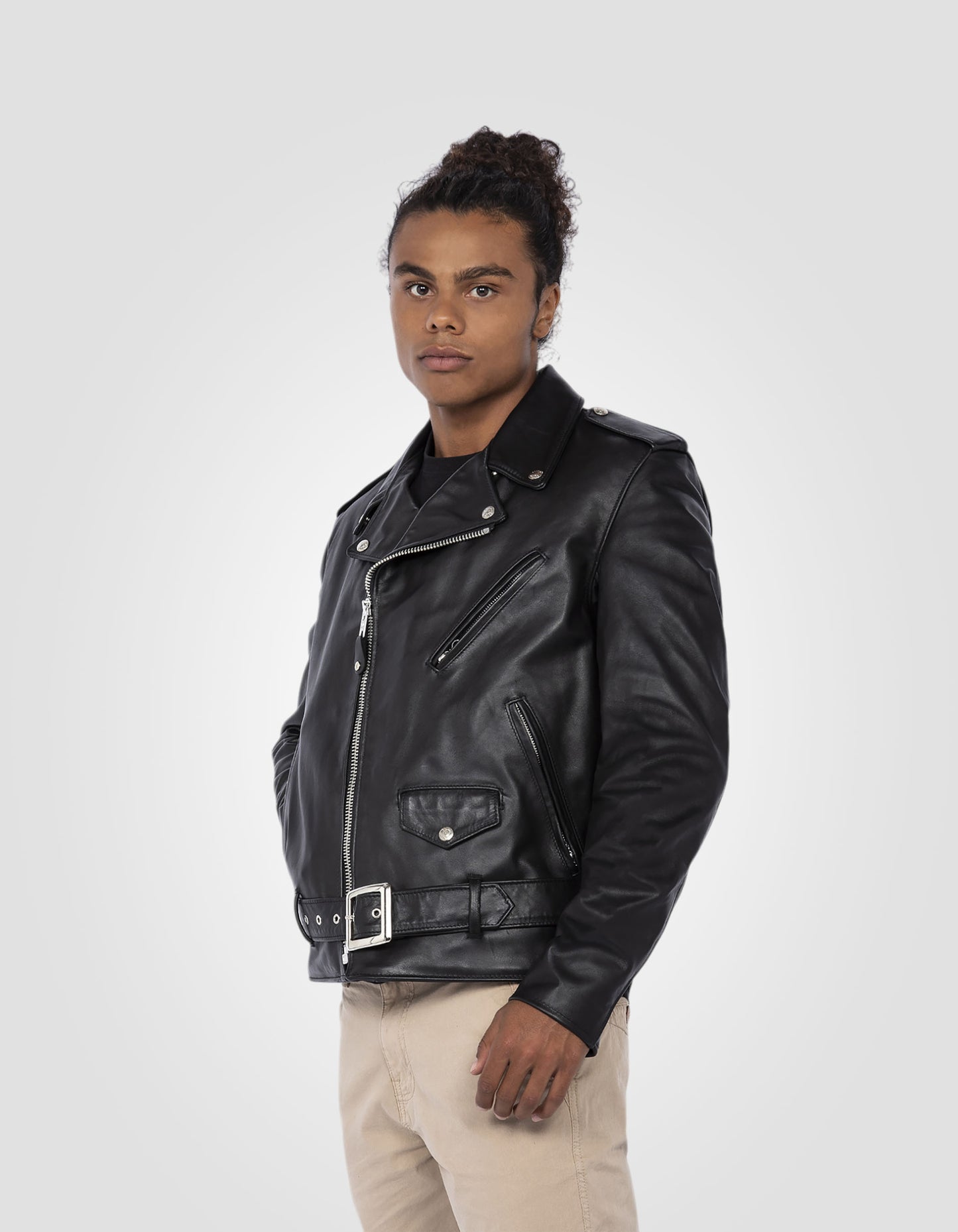 Iconic Perfecto® biker jacket, soft cowhide leather