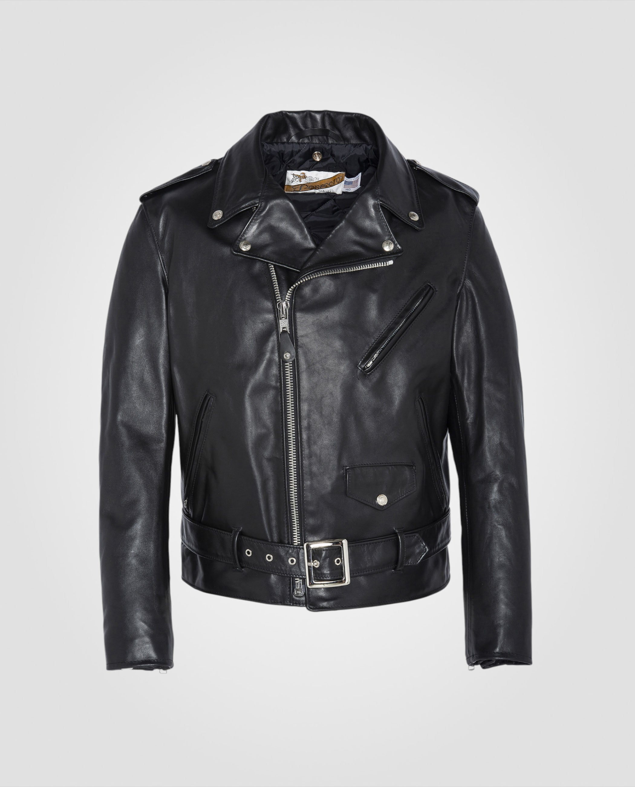 Iconic Perfecto® biker jacket, soft cowhide leather-2