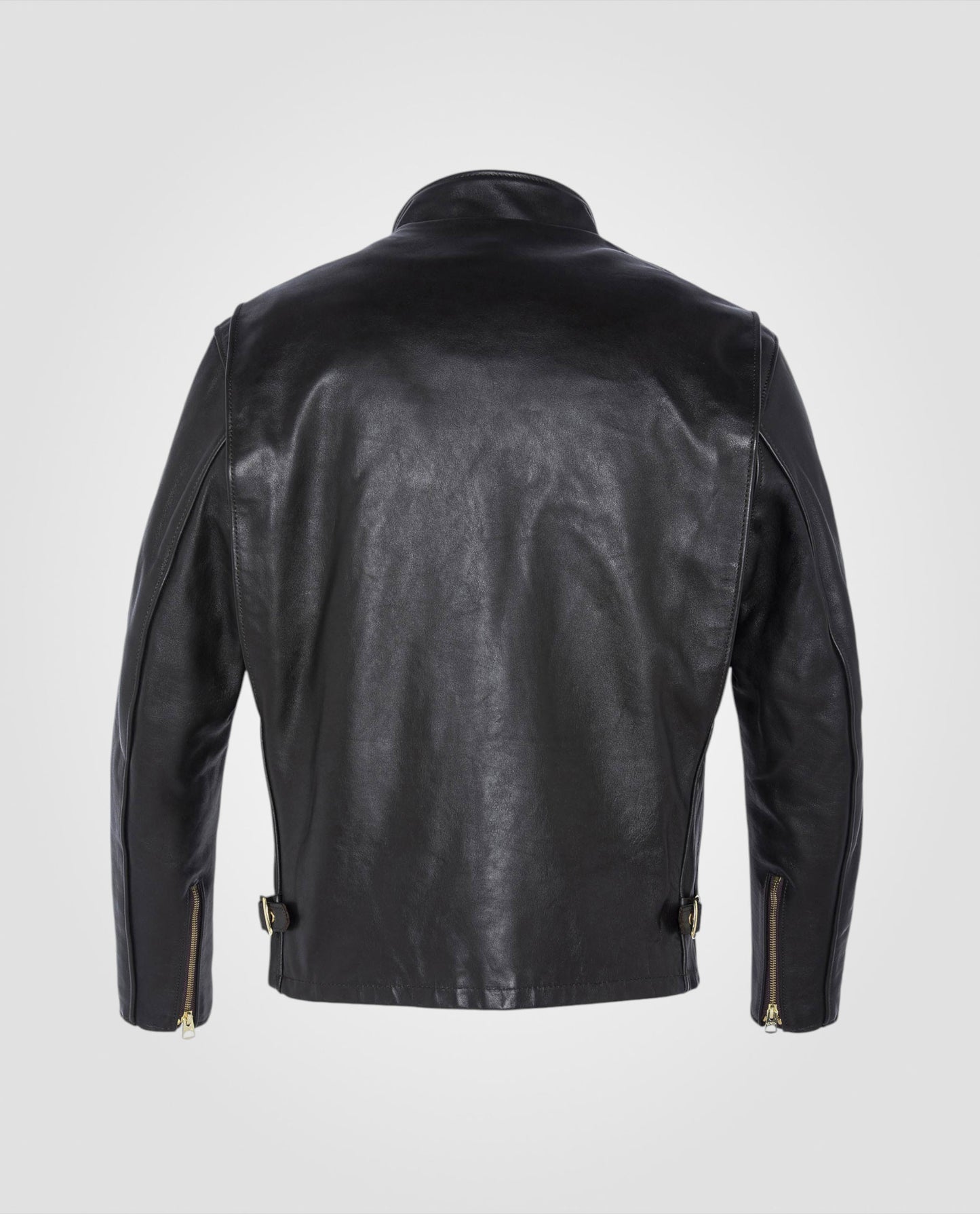 Iconic café racer biker Jacket, cowhide leather