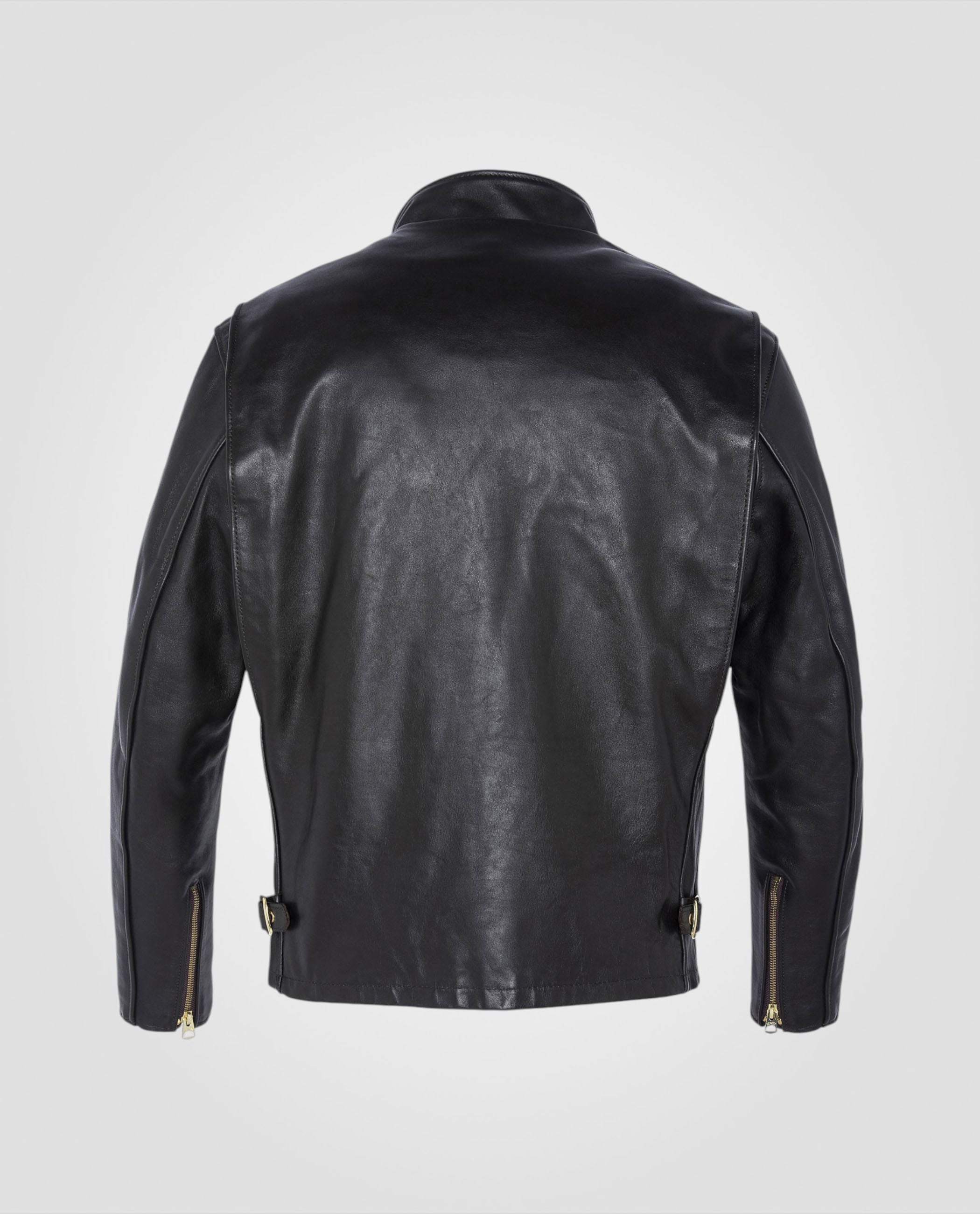 Iconic café racer biker Jacket, cowhide leather-7