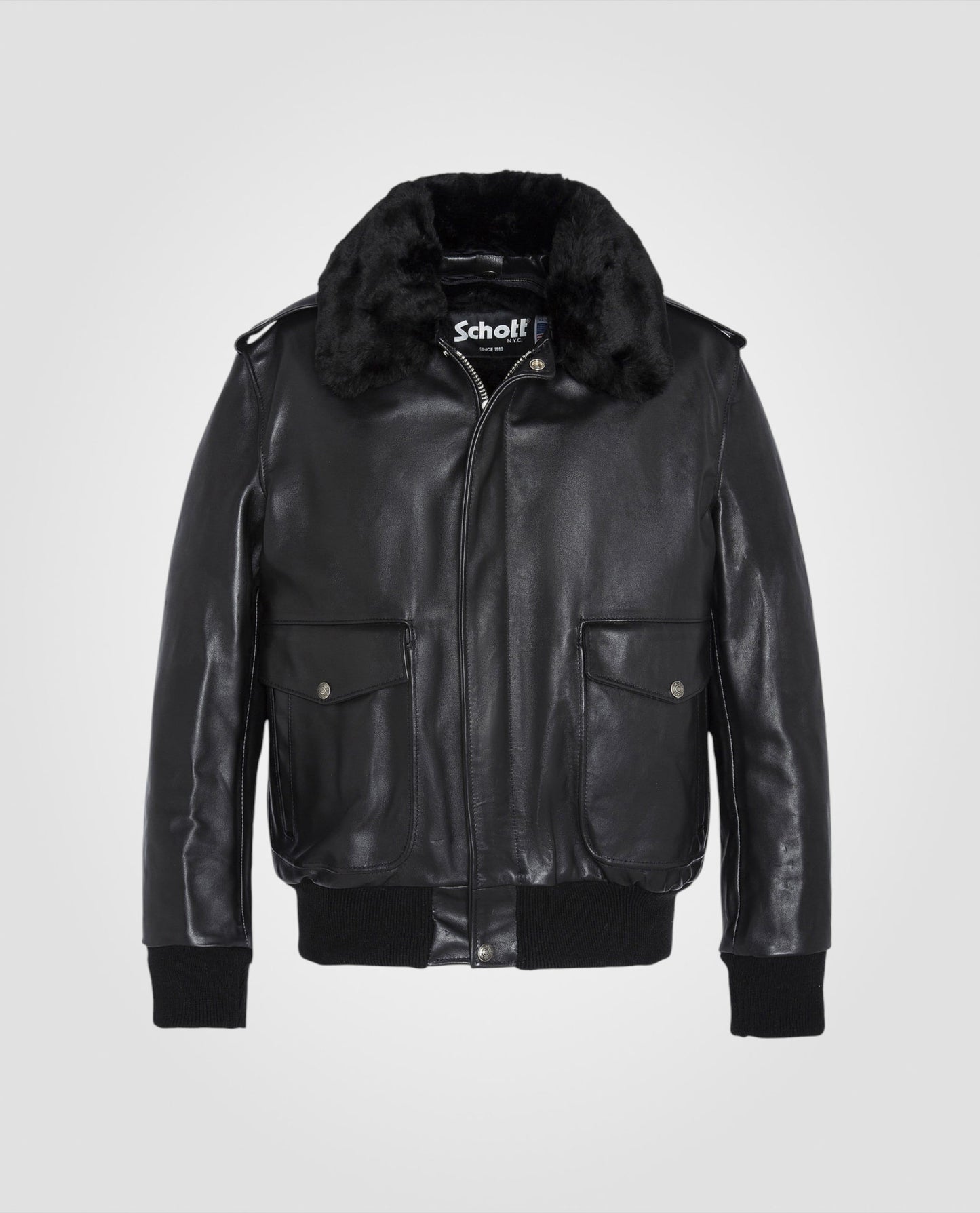 Iconic A-2 Flight jacket, cowhide leather