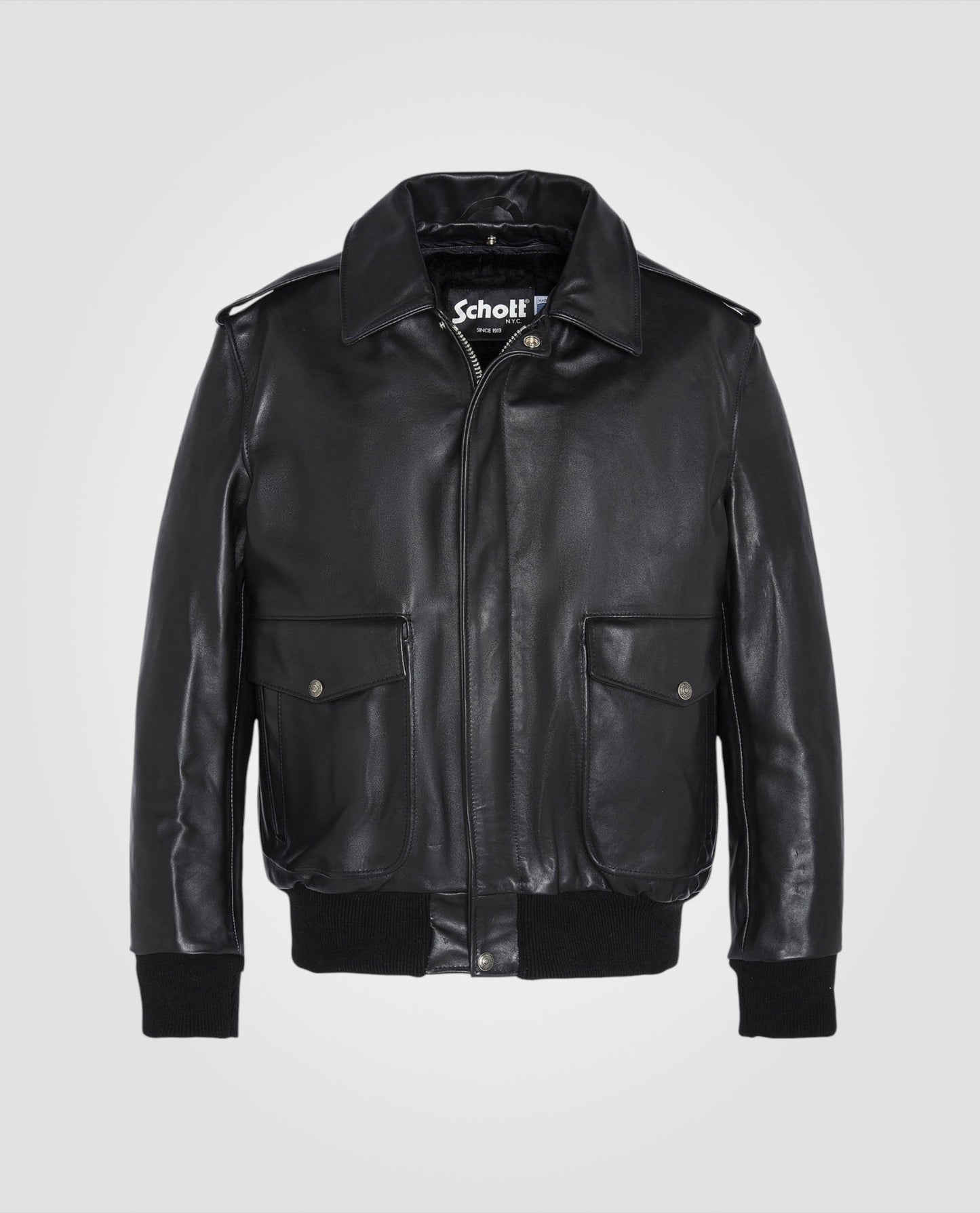 Iconic A-2 Flight jacket, cowhide leather