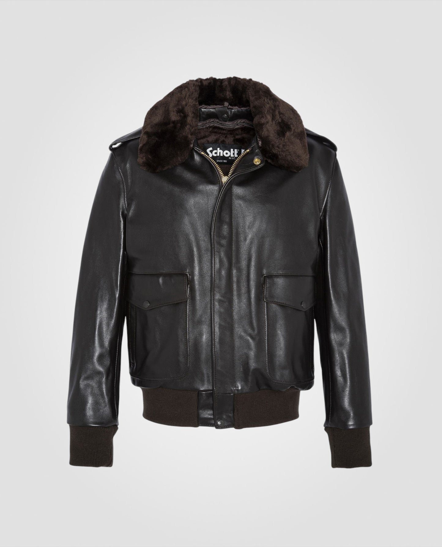 Iconic A-2 Flight jacket, cowhide leather