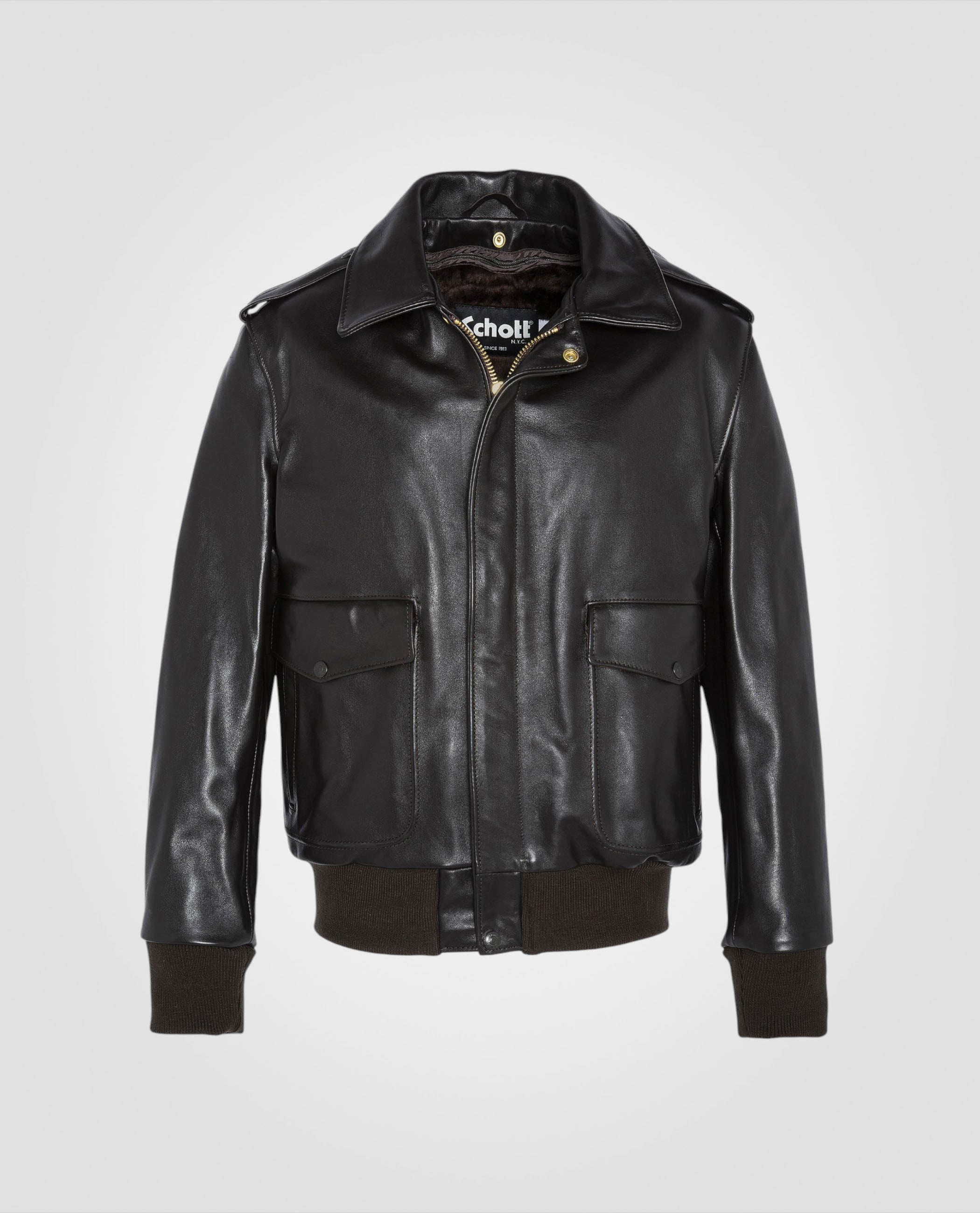 Iconic A-2 Flight jacket, cowhide leather-7