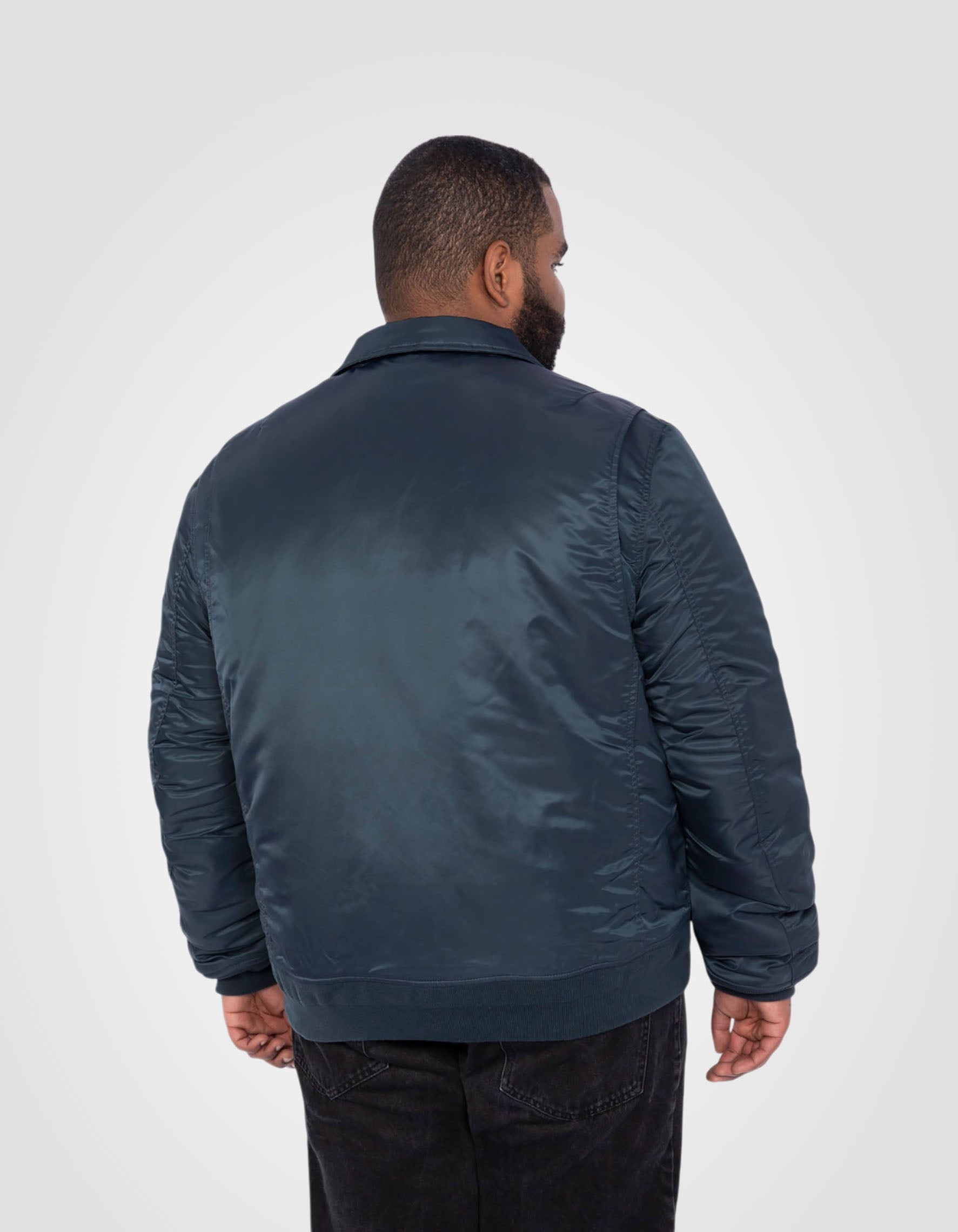 Recycled Nylon CWU Bomber jacket, slim fit, plus size-6