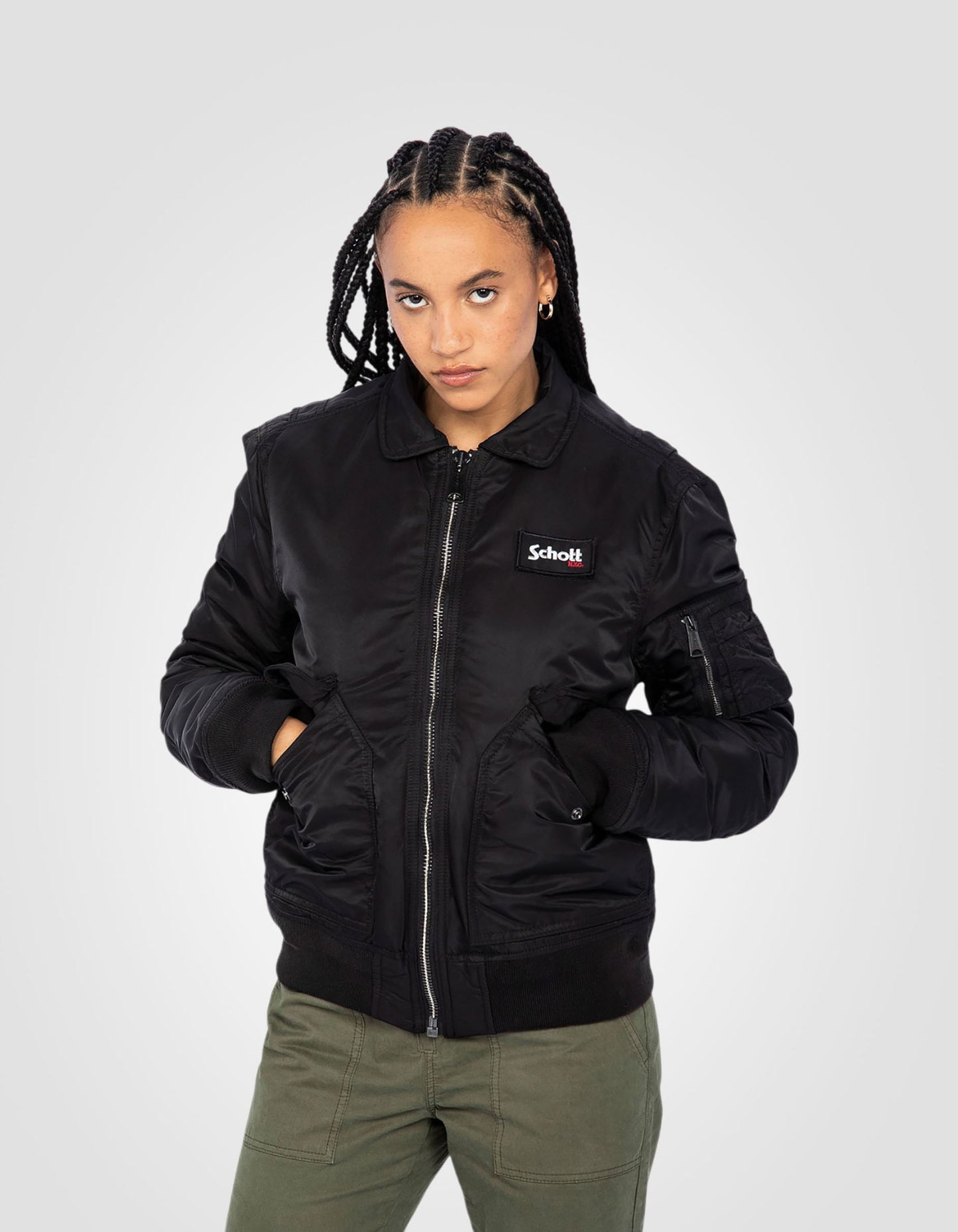 CWU-Bomberjacke aus recyceltem Nylon 