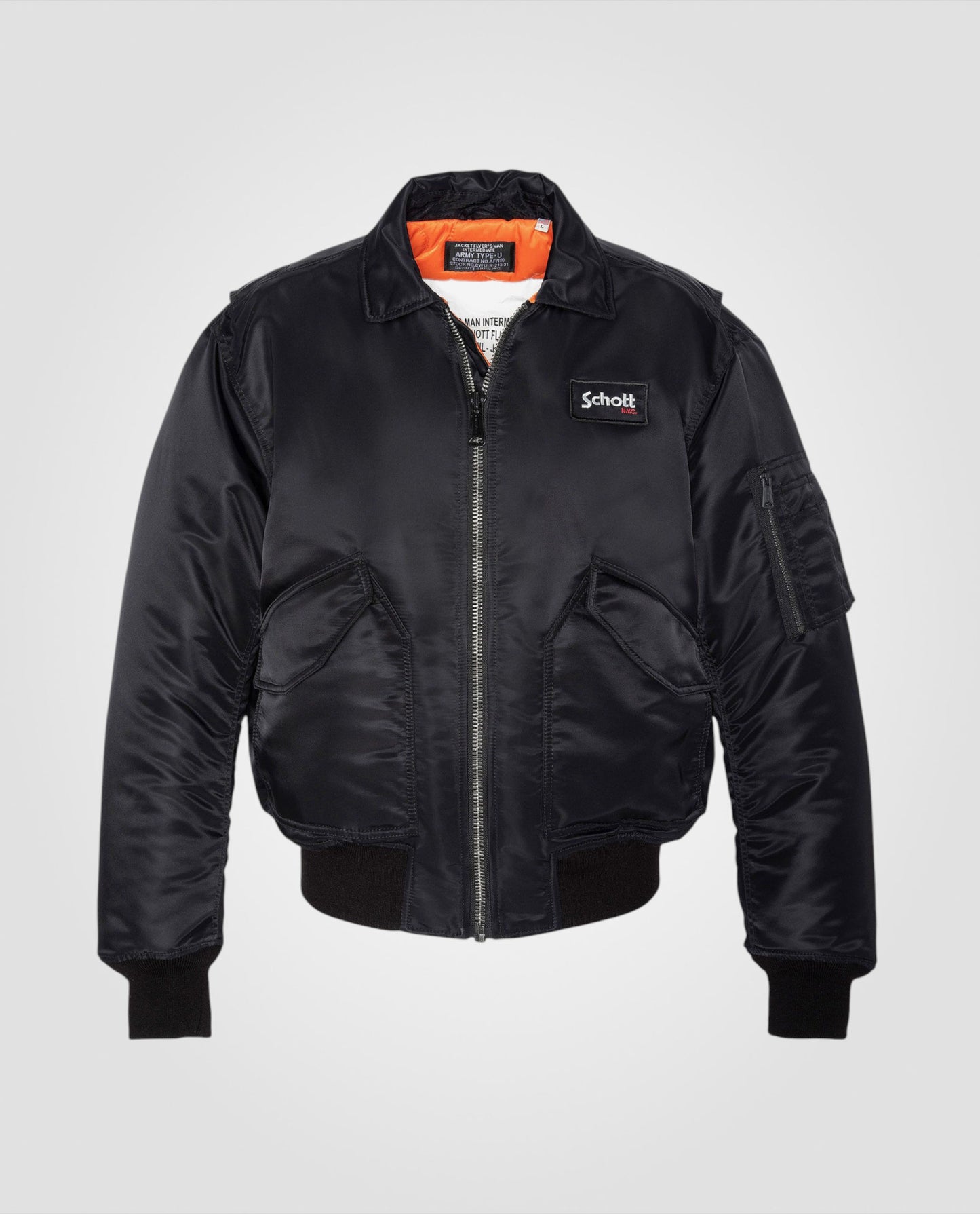 Bomber CWU coupe 90's en nylon recyclé, Grande taille