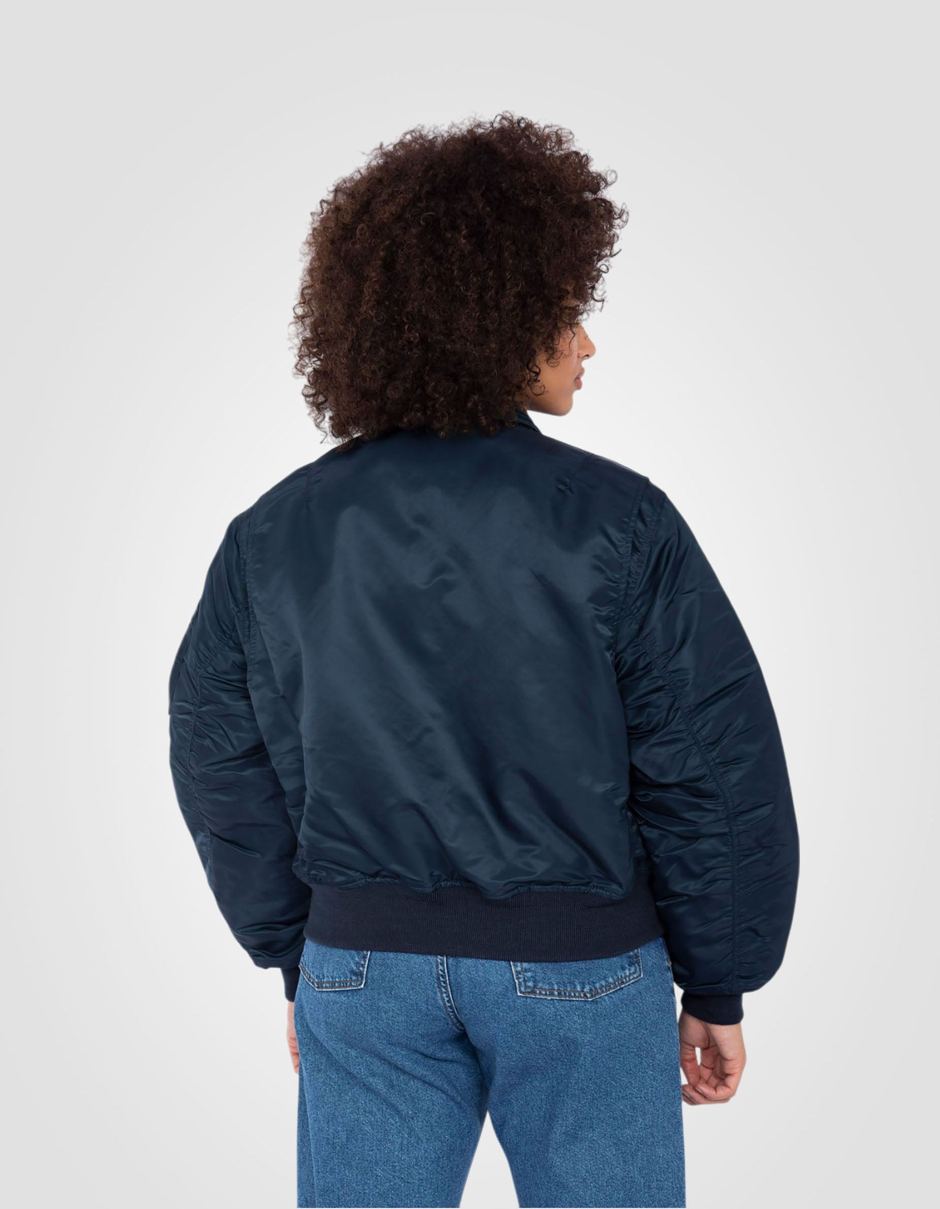 Recycled Nylon CWU 90's Bomber jacket, oversize fit-6