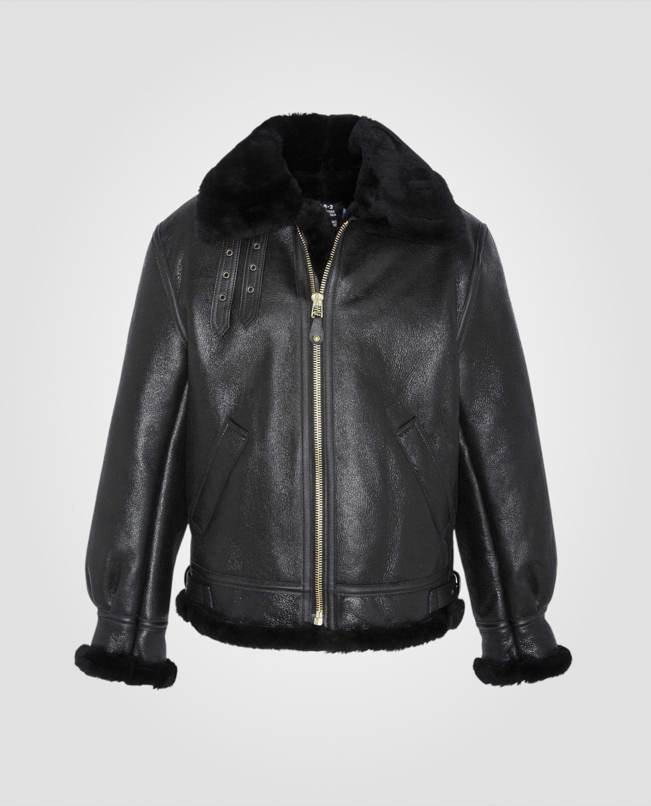 Iconic B-3 bomber jacket, sheepskin leather-1