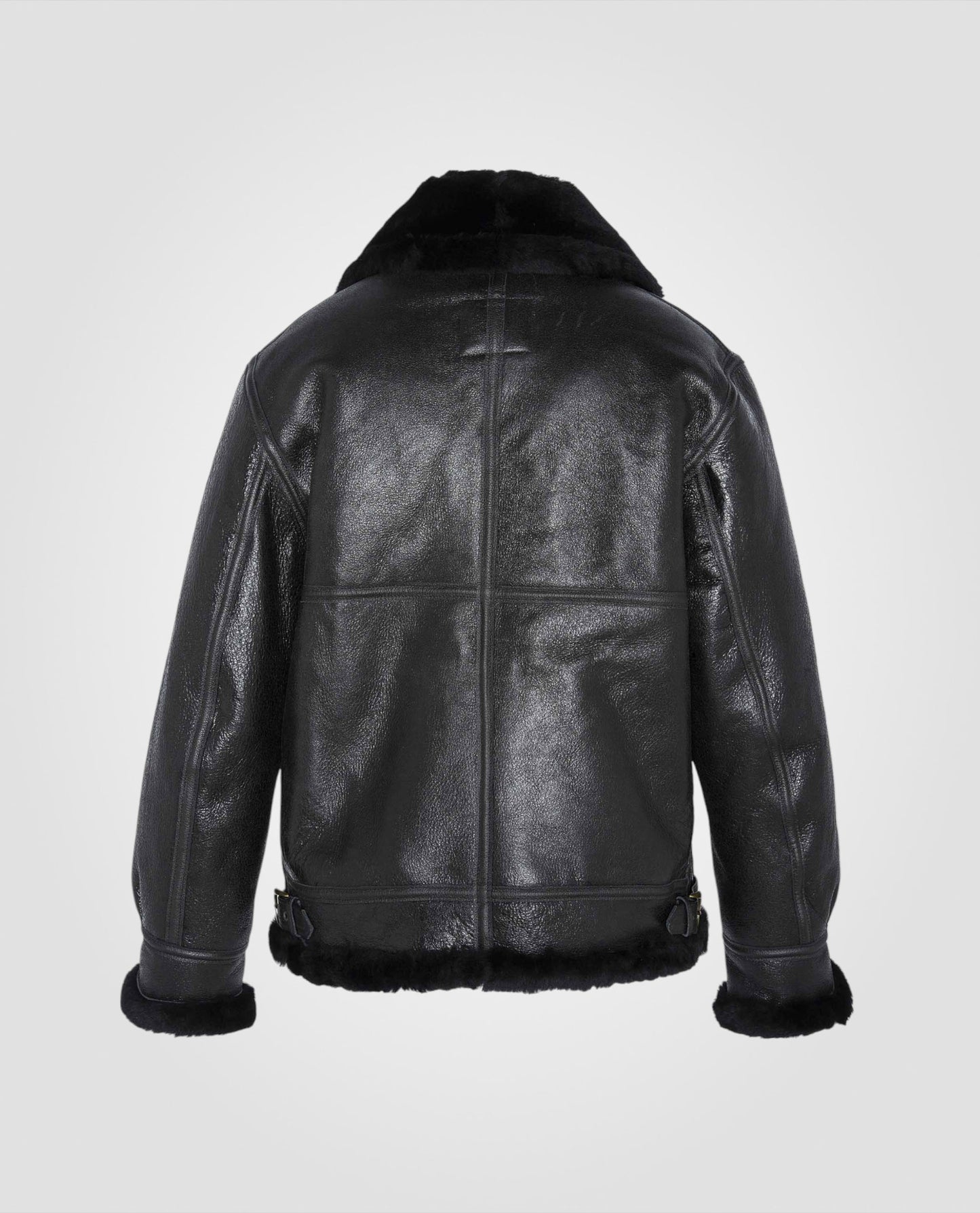 Iconic B-3 bomber jacket, sheepskin leather