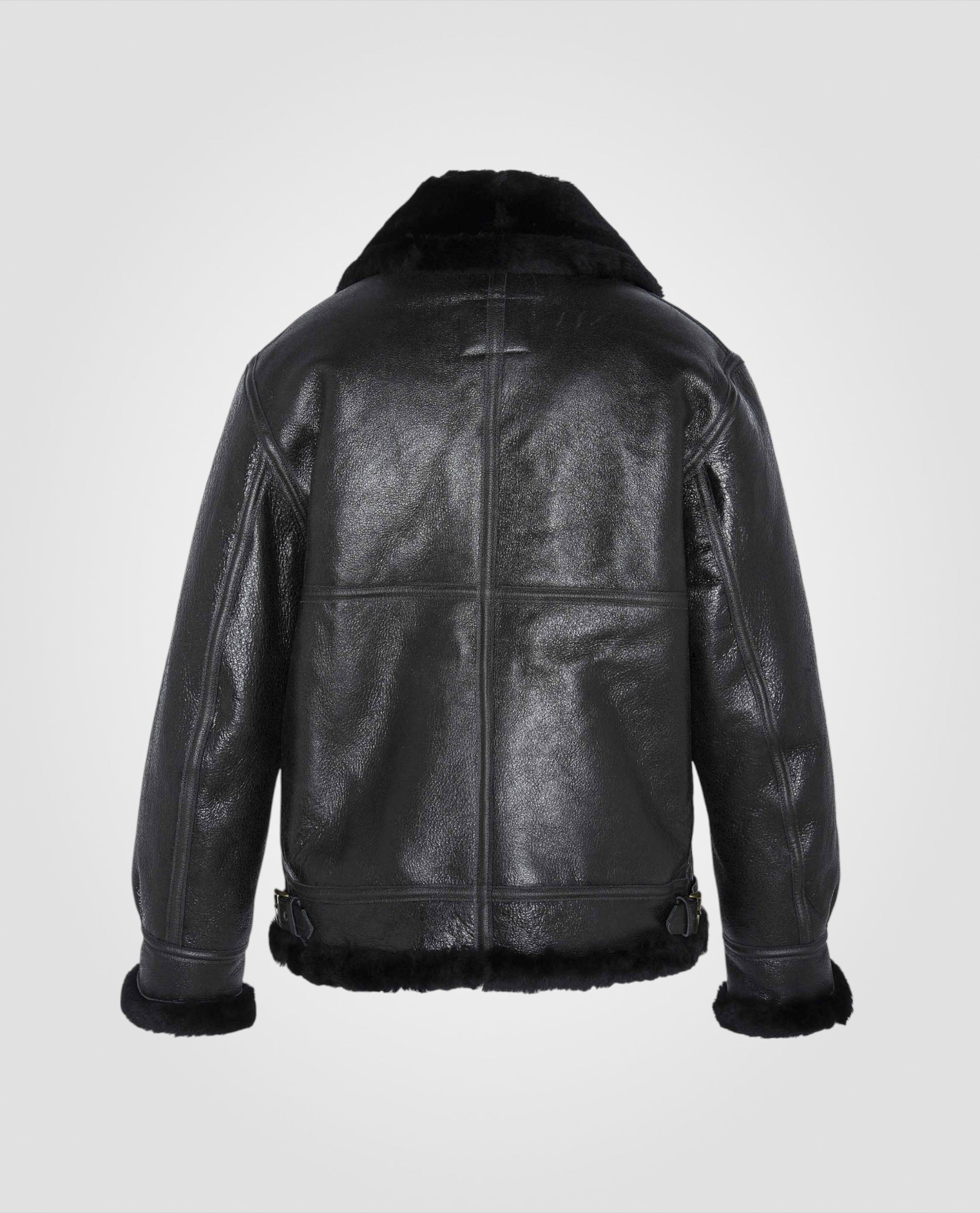 Iconic B-3 bomber jacket, sheepskin leather-2