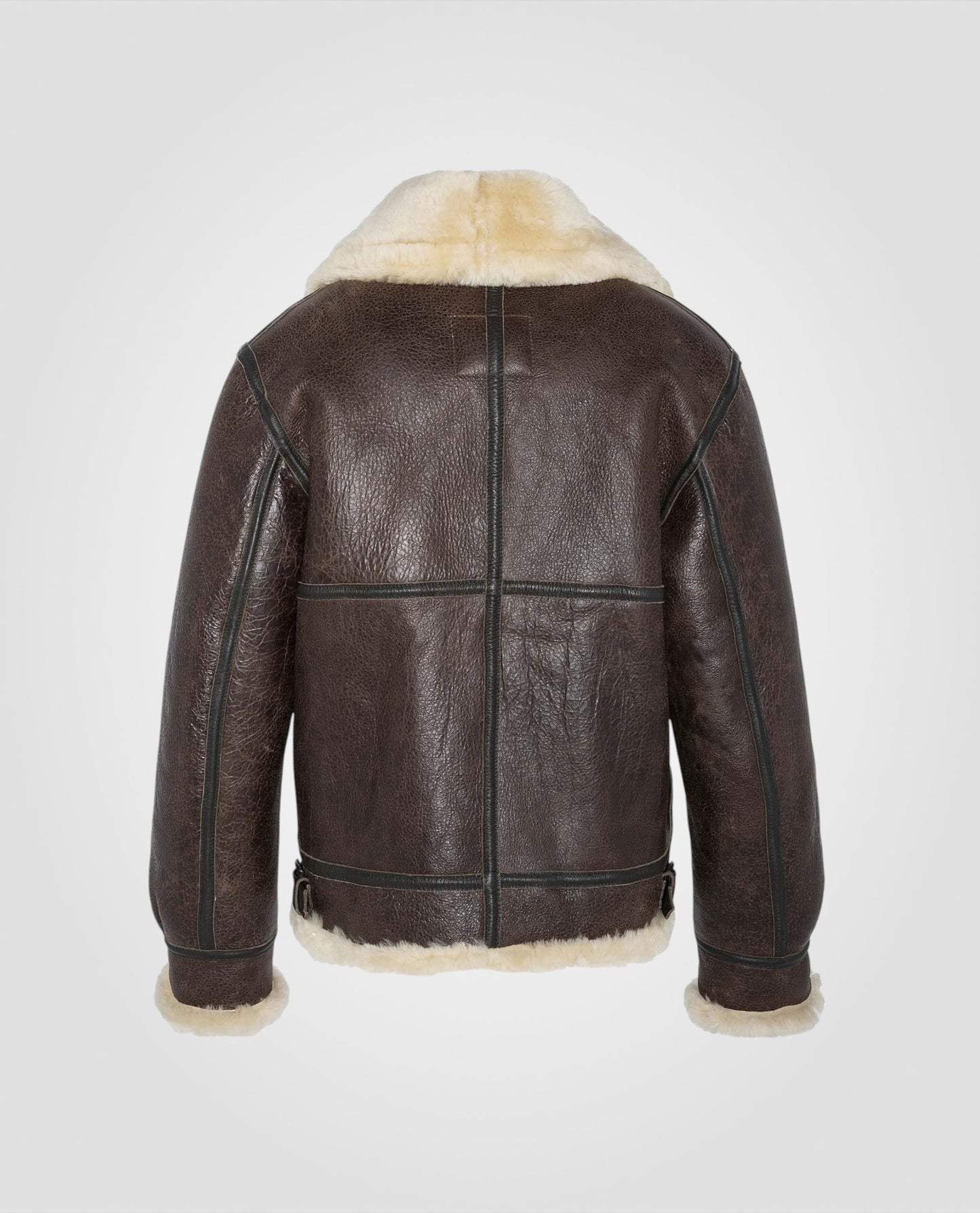 Iconic B-3 bomber jacket, sheepskin leather