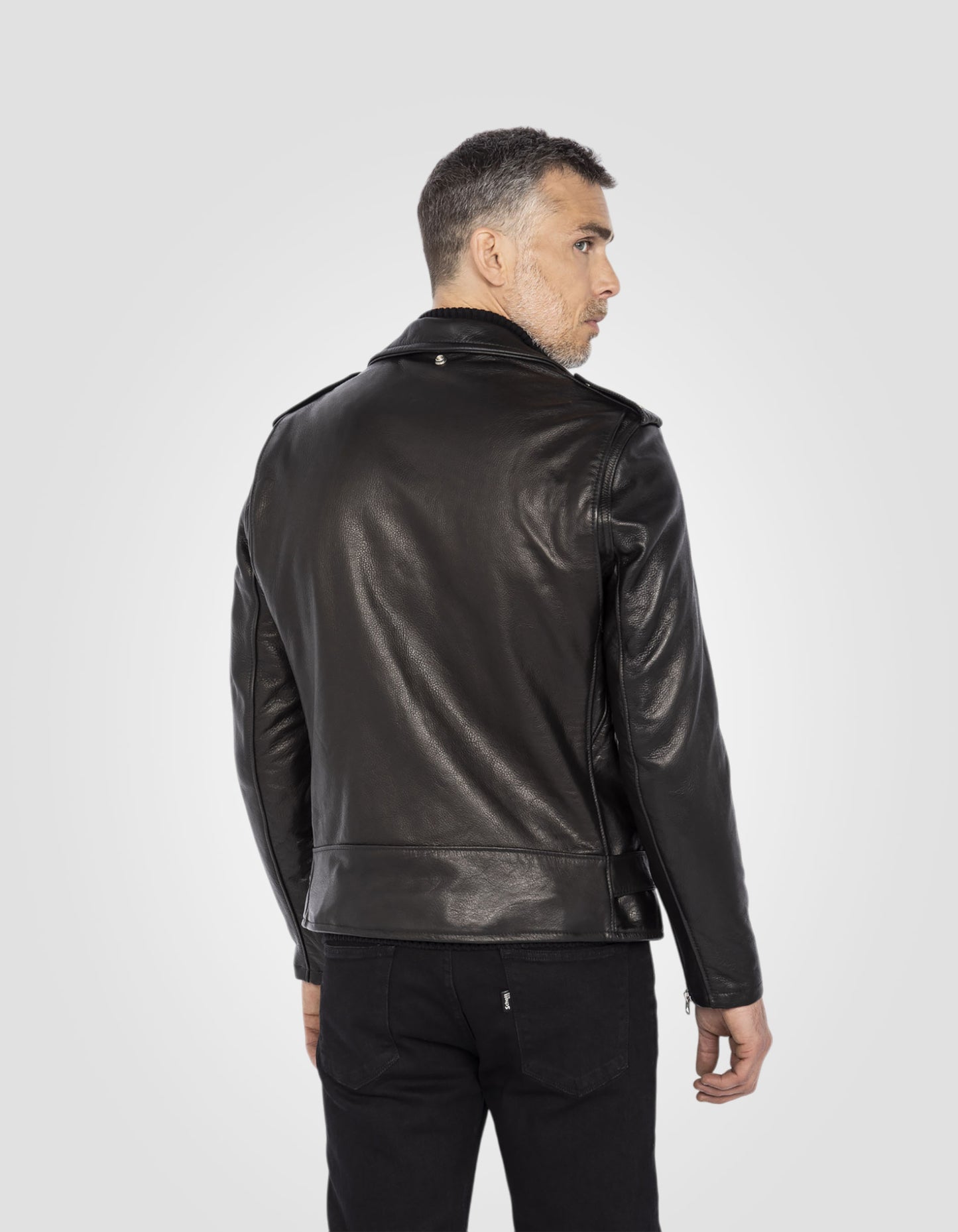 Blouson Perfecto® grainé One Star mythique USA, cuir de vachette