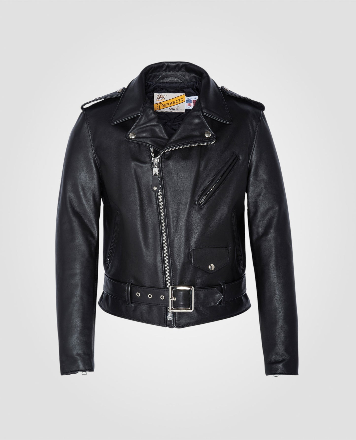 Iconic 1-star Perfecto® jacket, steerhide leather