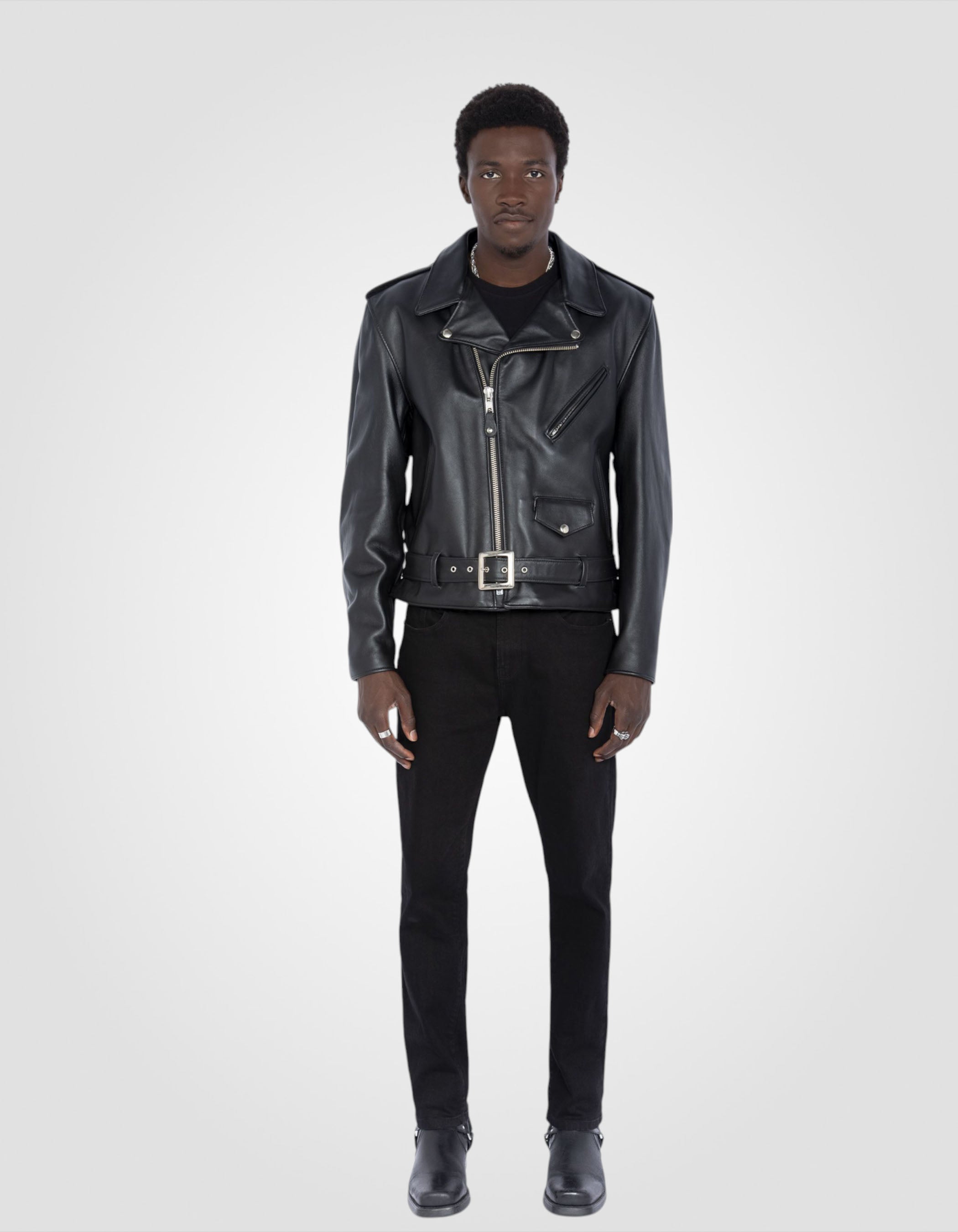 Iconic 1-star Perfecto® jacket, steerhide leather-1