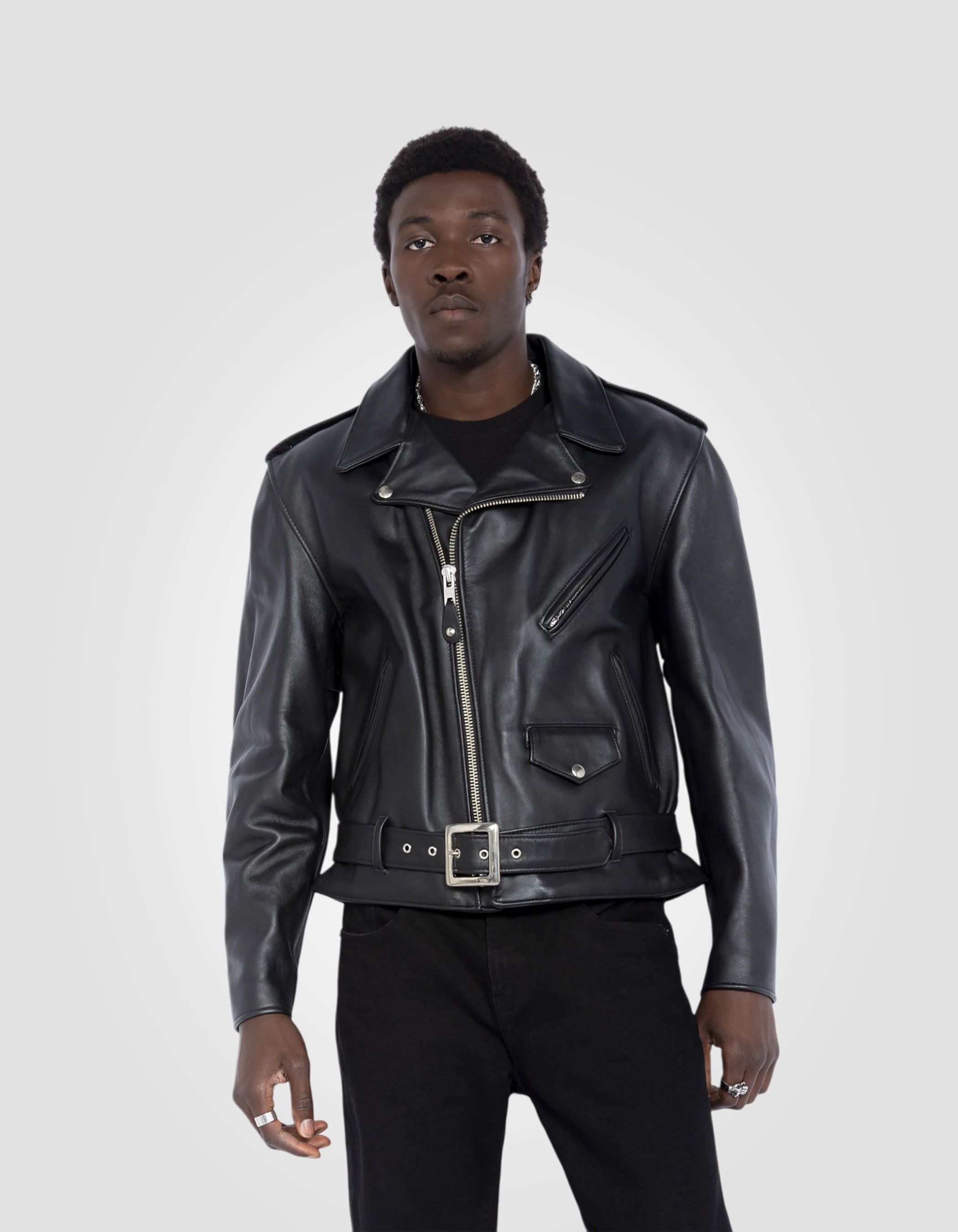 Iconic 1-star Perfecto® jacket, steerhide leather-5