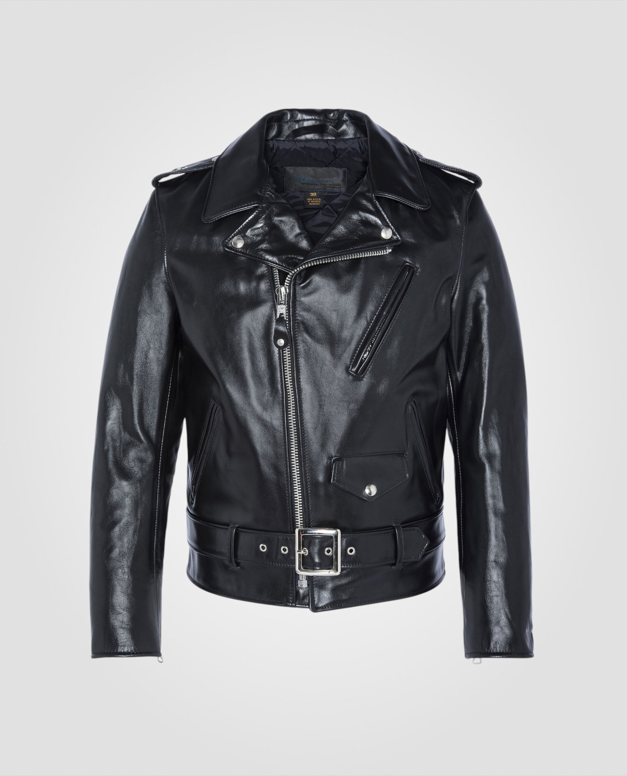 Iconic Perfecto® motorcycle jacket, horsehide leather-2