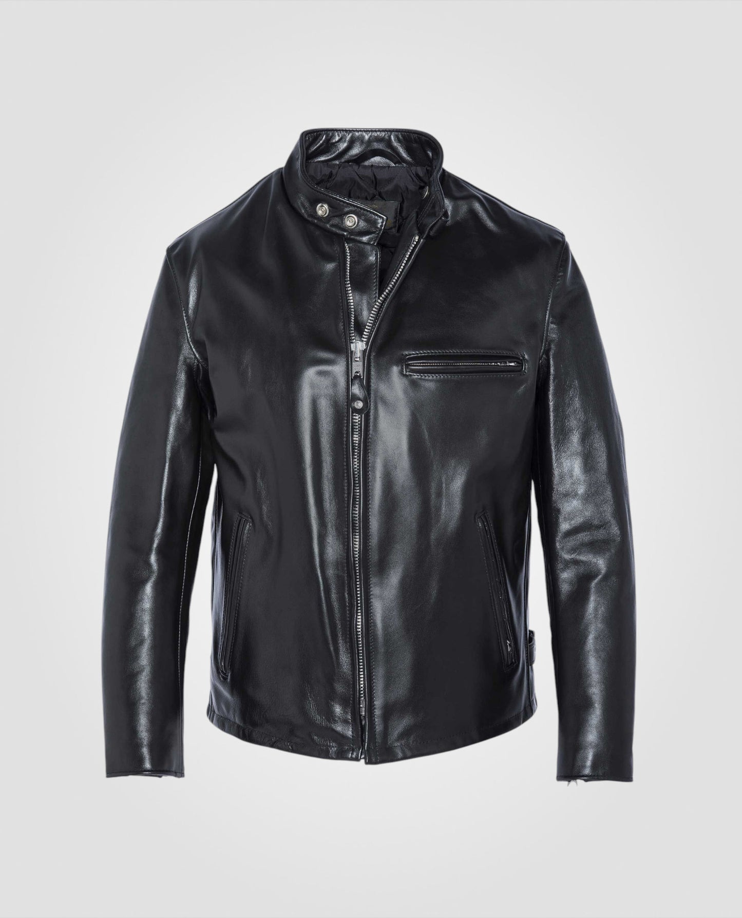 Single rider biker jacket, horsehide leather