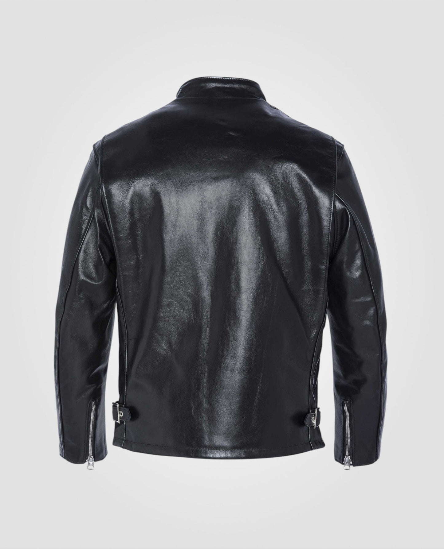 Single rider biker jacket, horsehide leather