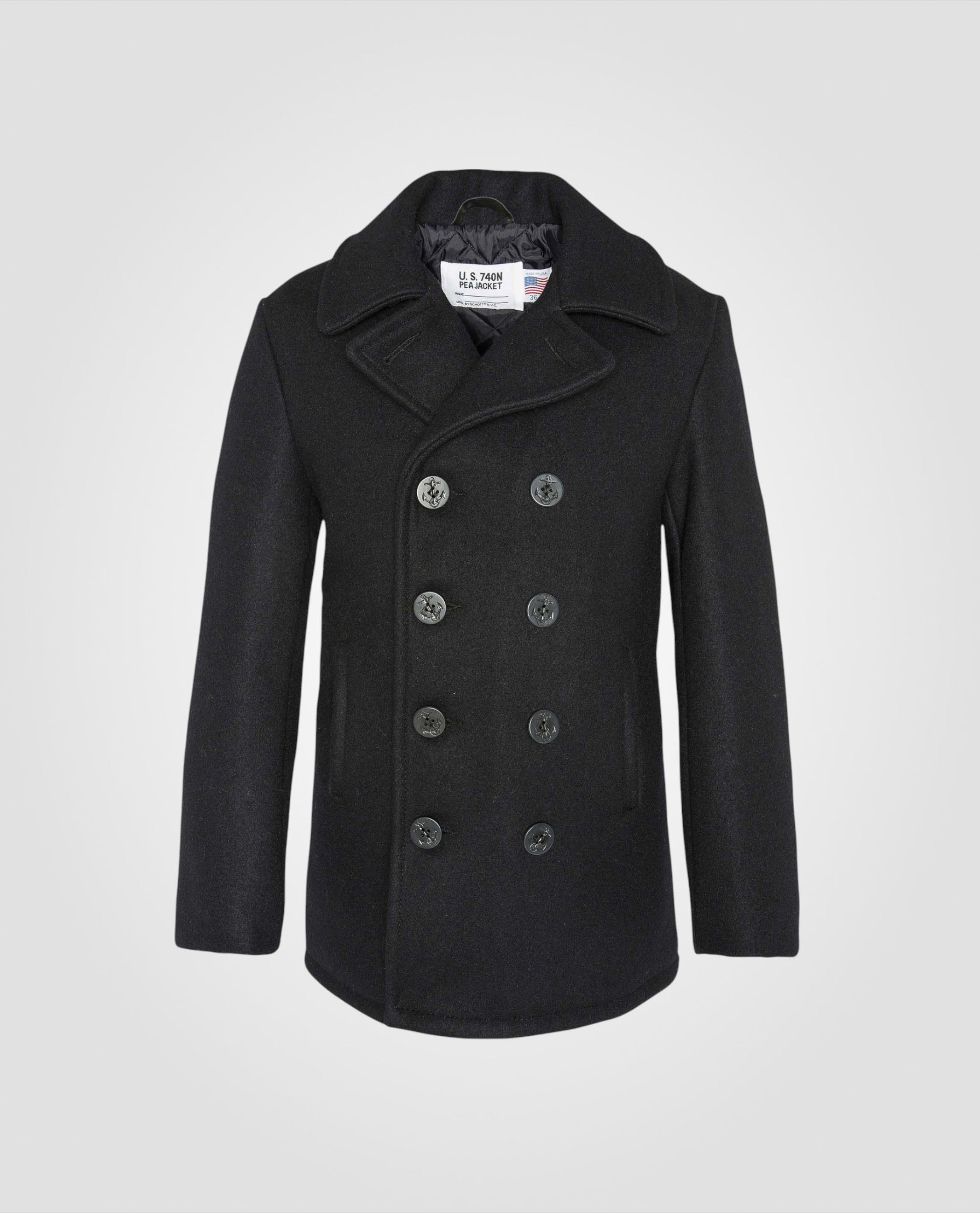 Wool blend peacoat, mythical USA-2