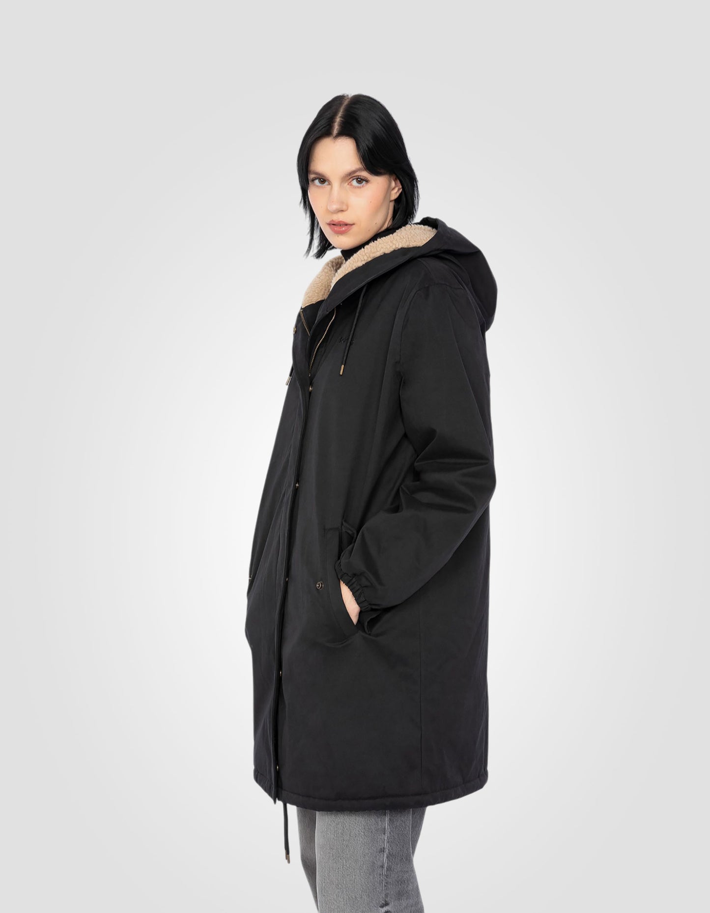 Parka à capuche