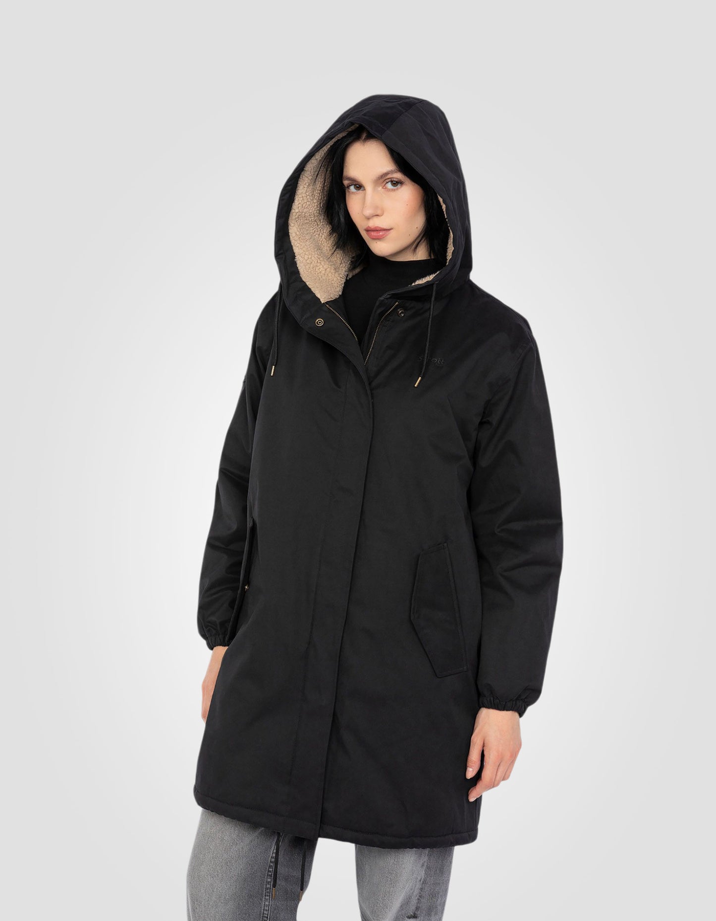 Parka à capuche