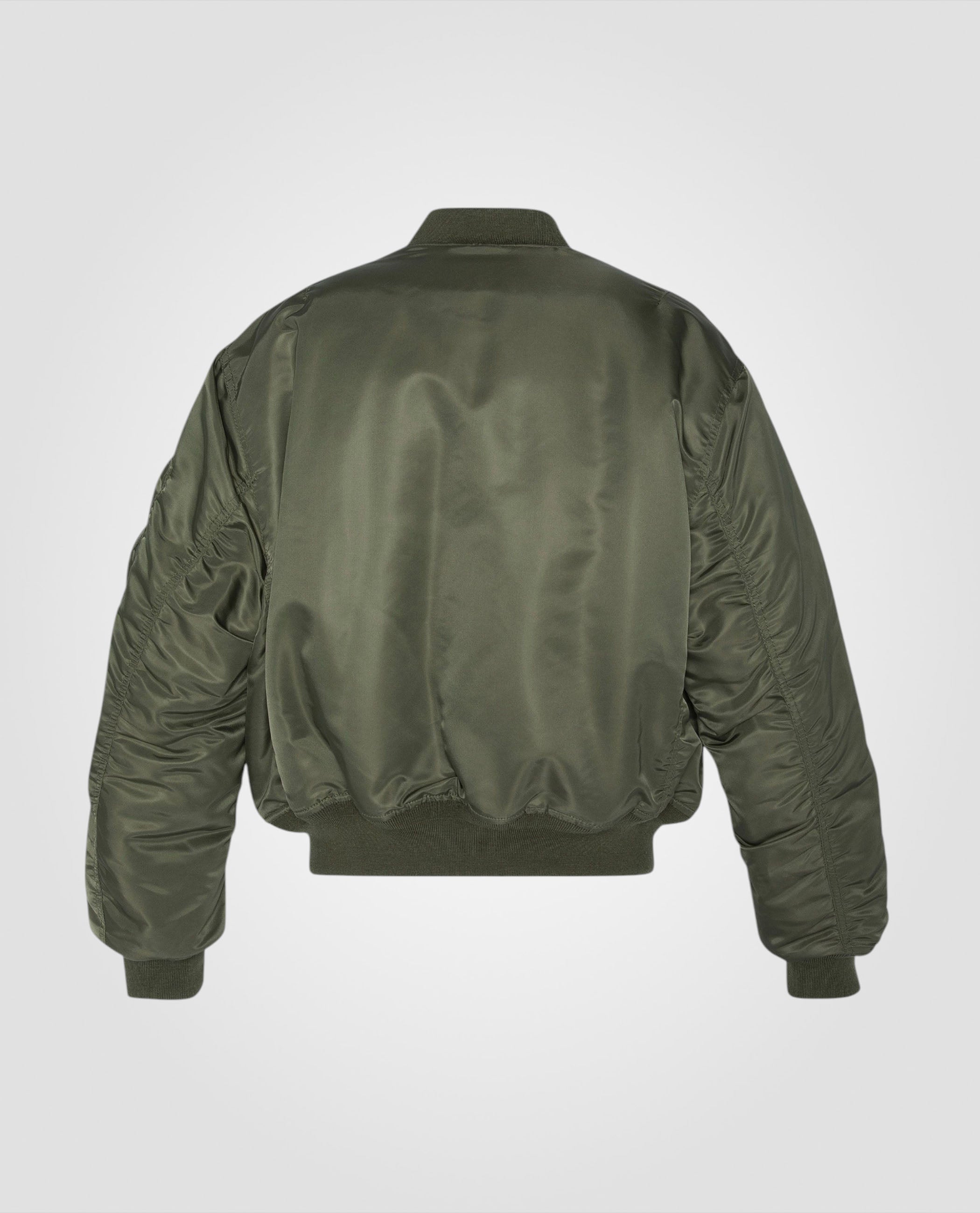 Recycled Nylon MA-1 90's bomber jacket, oversize fit-8