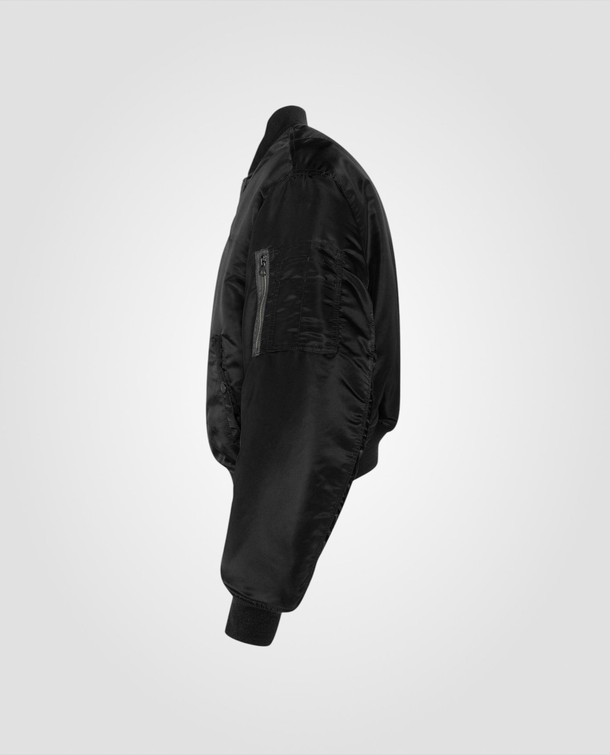 Recycled Nylon MA-1 90's bomber jacket, oversize fit-8