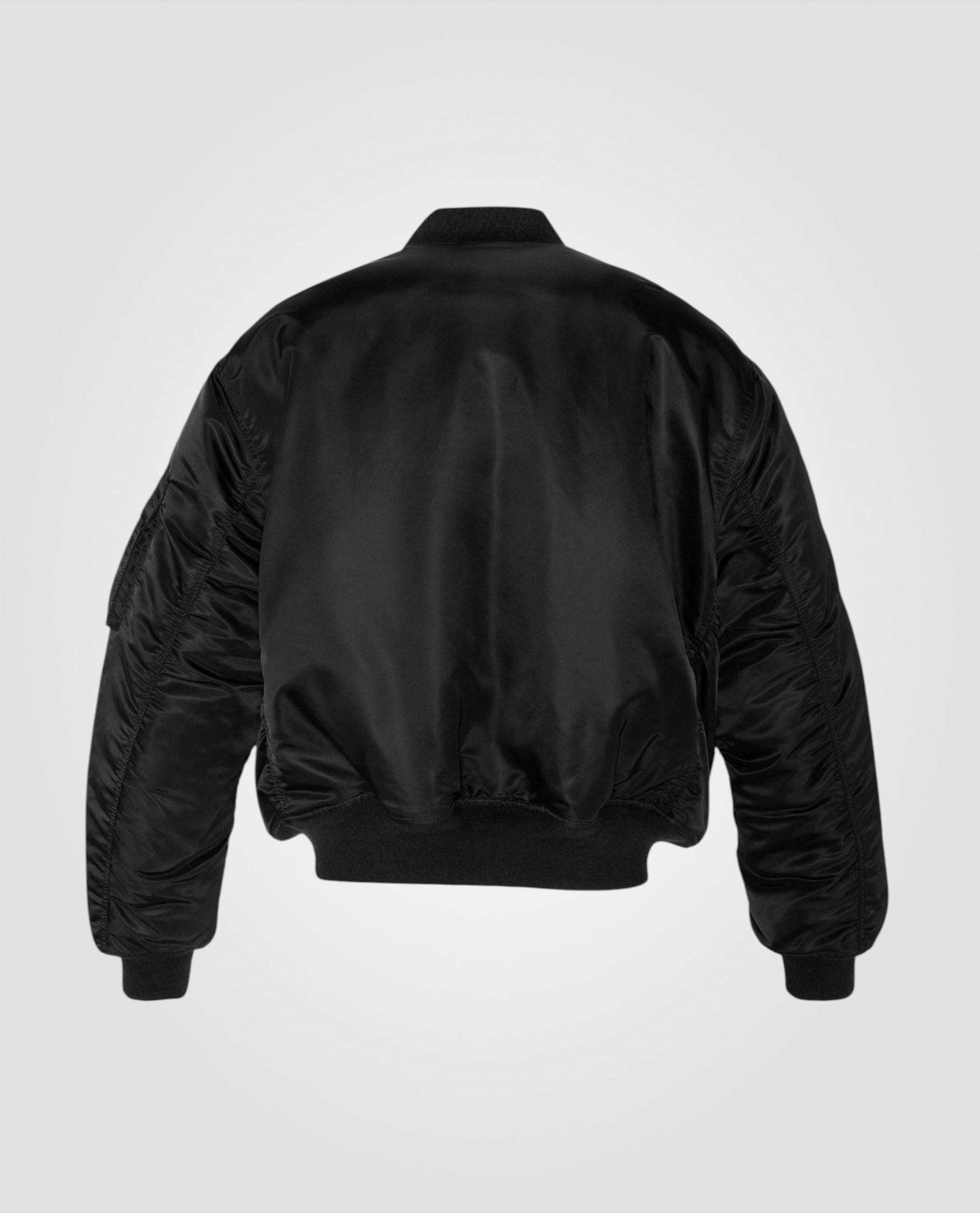 Recycled Nylon MA-1 90's bomber jacket, oversize fit-9