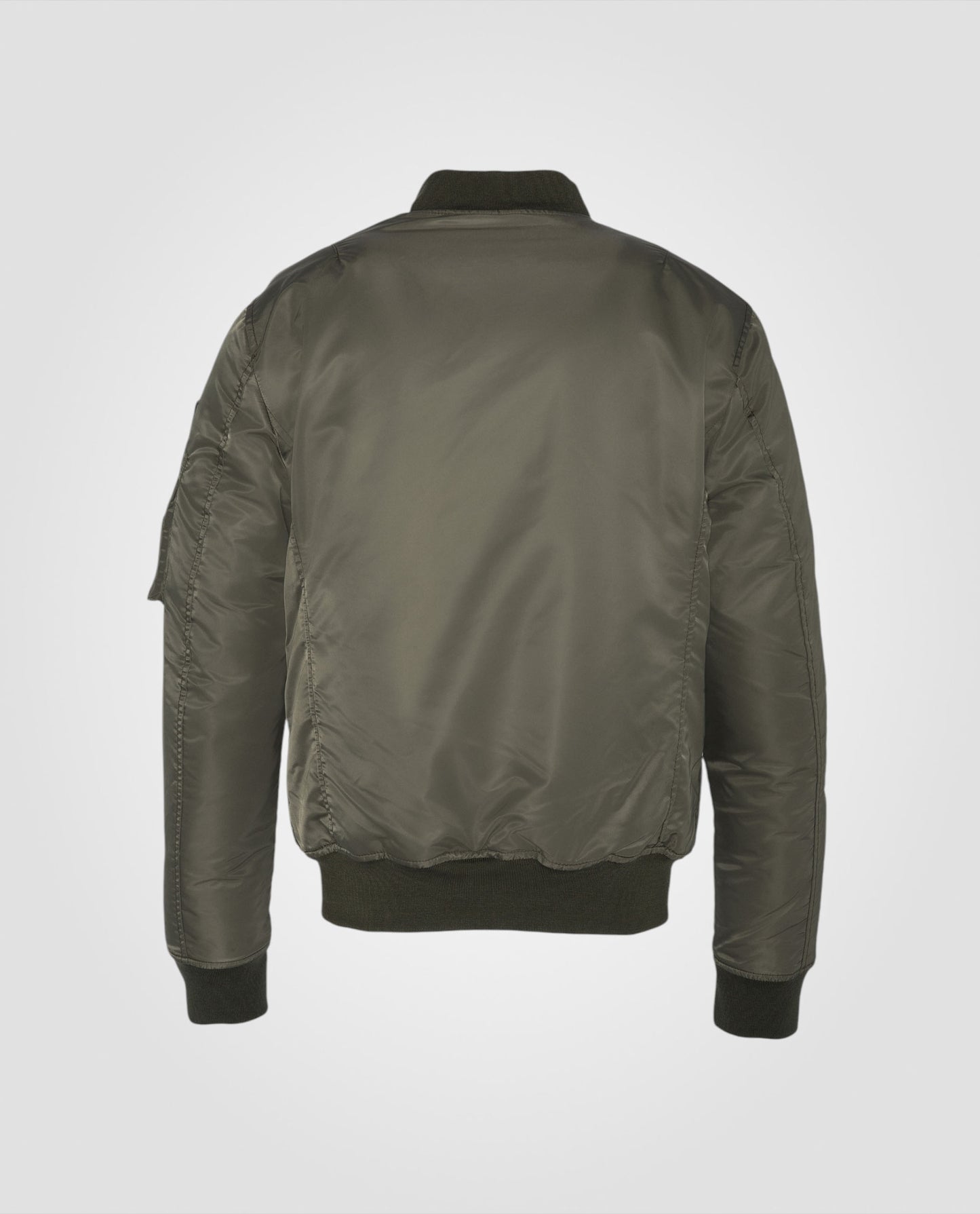 Recycled Nylon MA-1 bomber jacket, slim fit