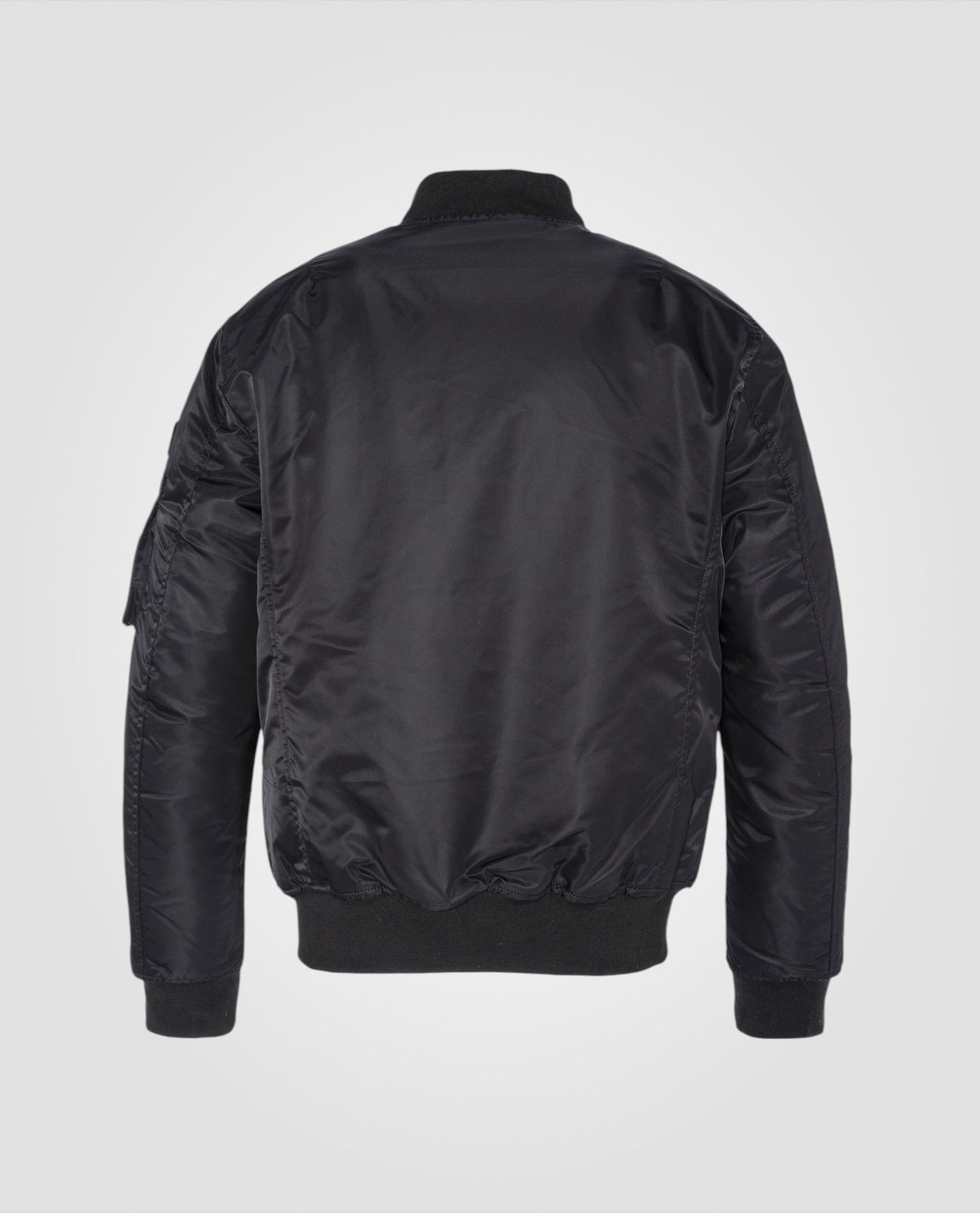 Recycled Nylon MA-1 bomber jacket, slim fit