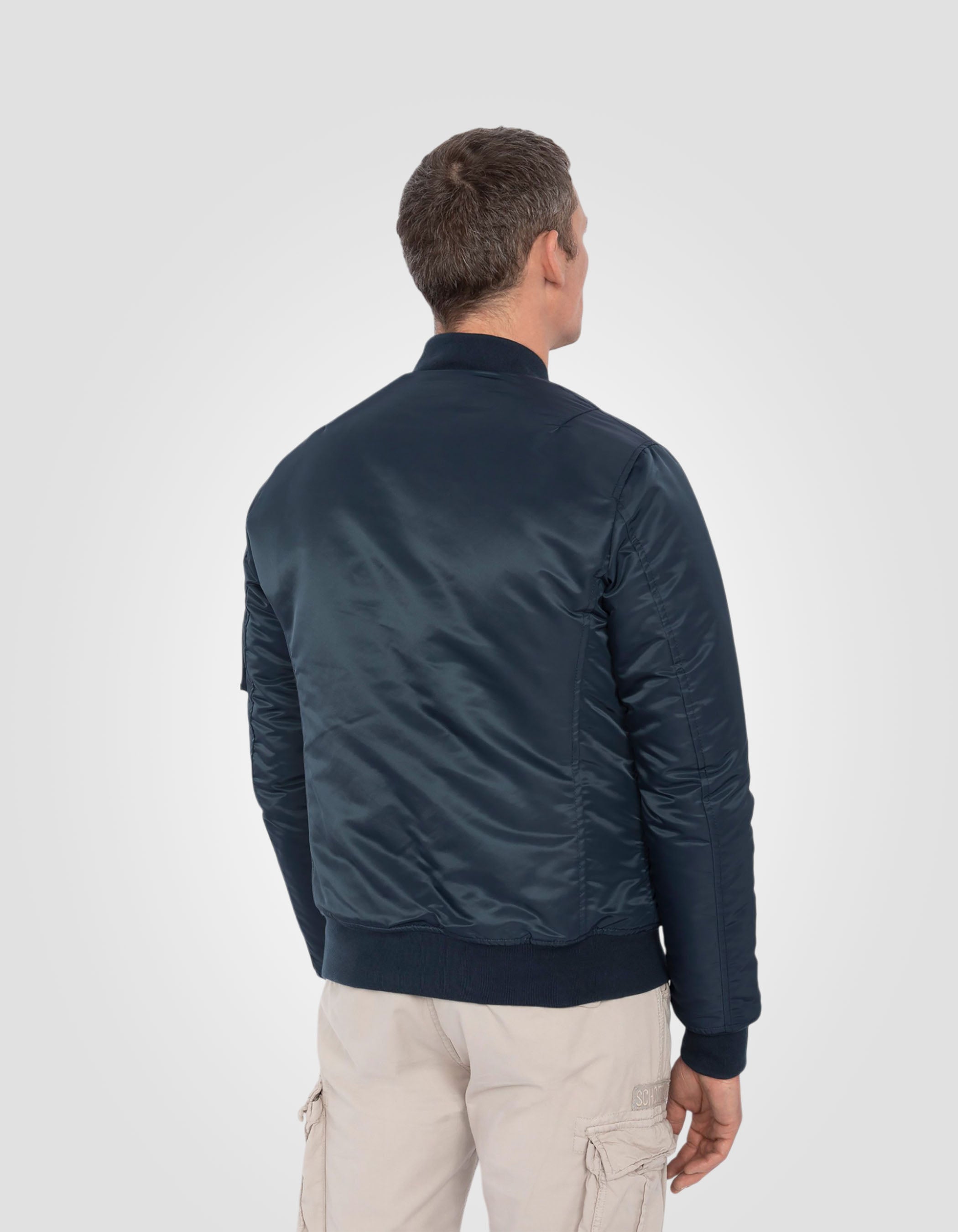 Recycled Nylon MA-1 bomber jacket, slim fit-6