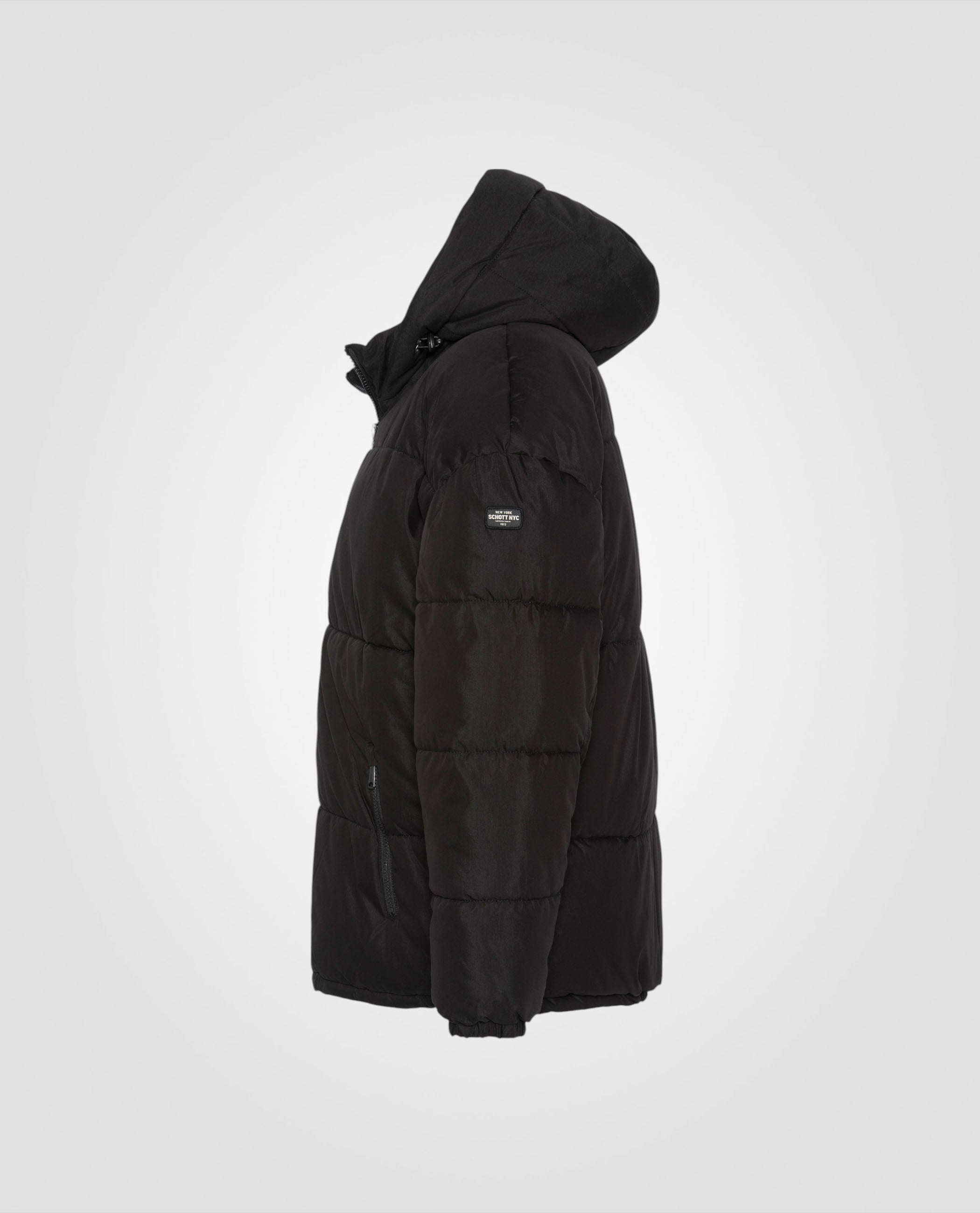 Hooded puffer jacket-3