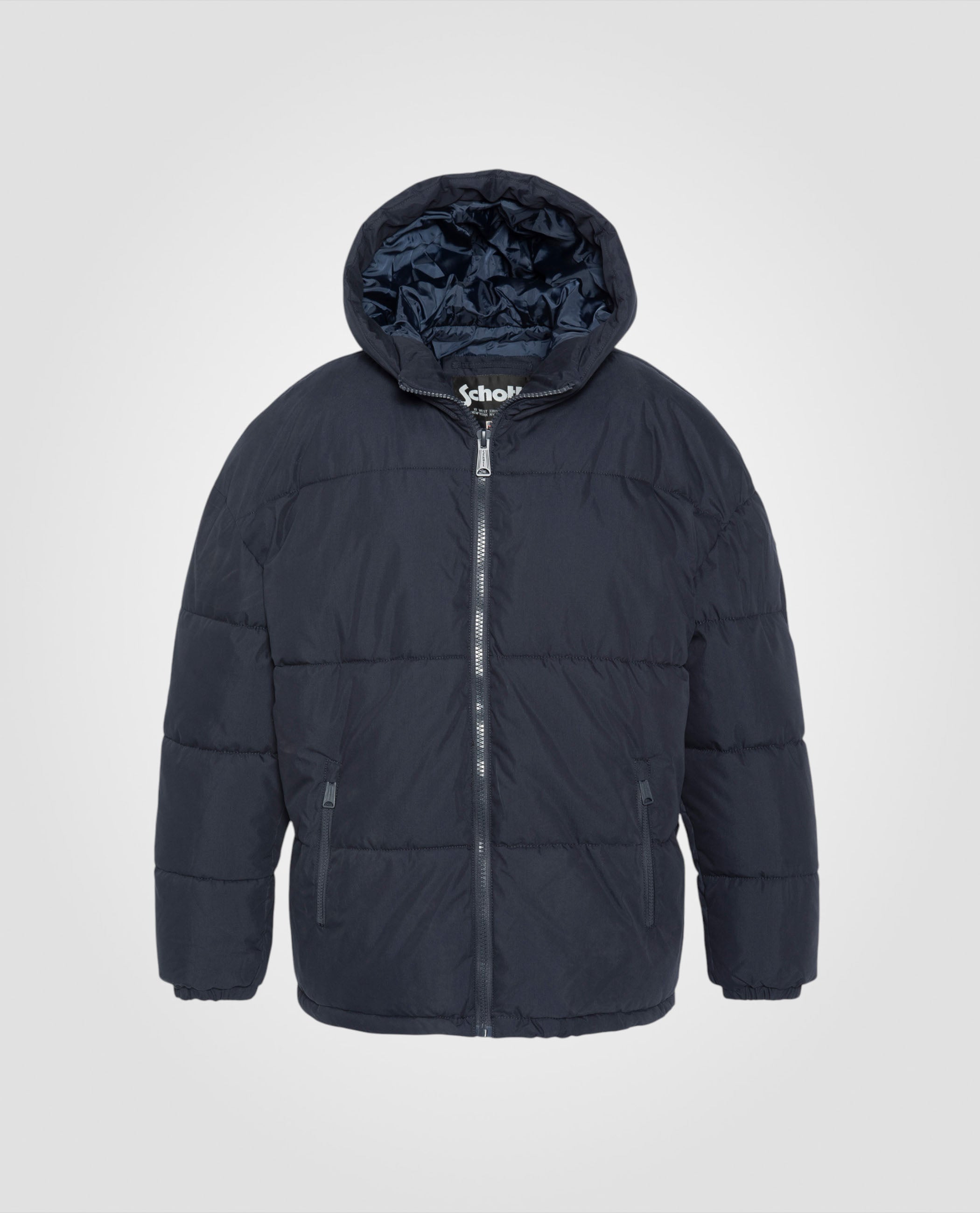 Hooded puffer jacket-1