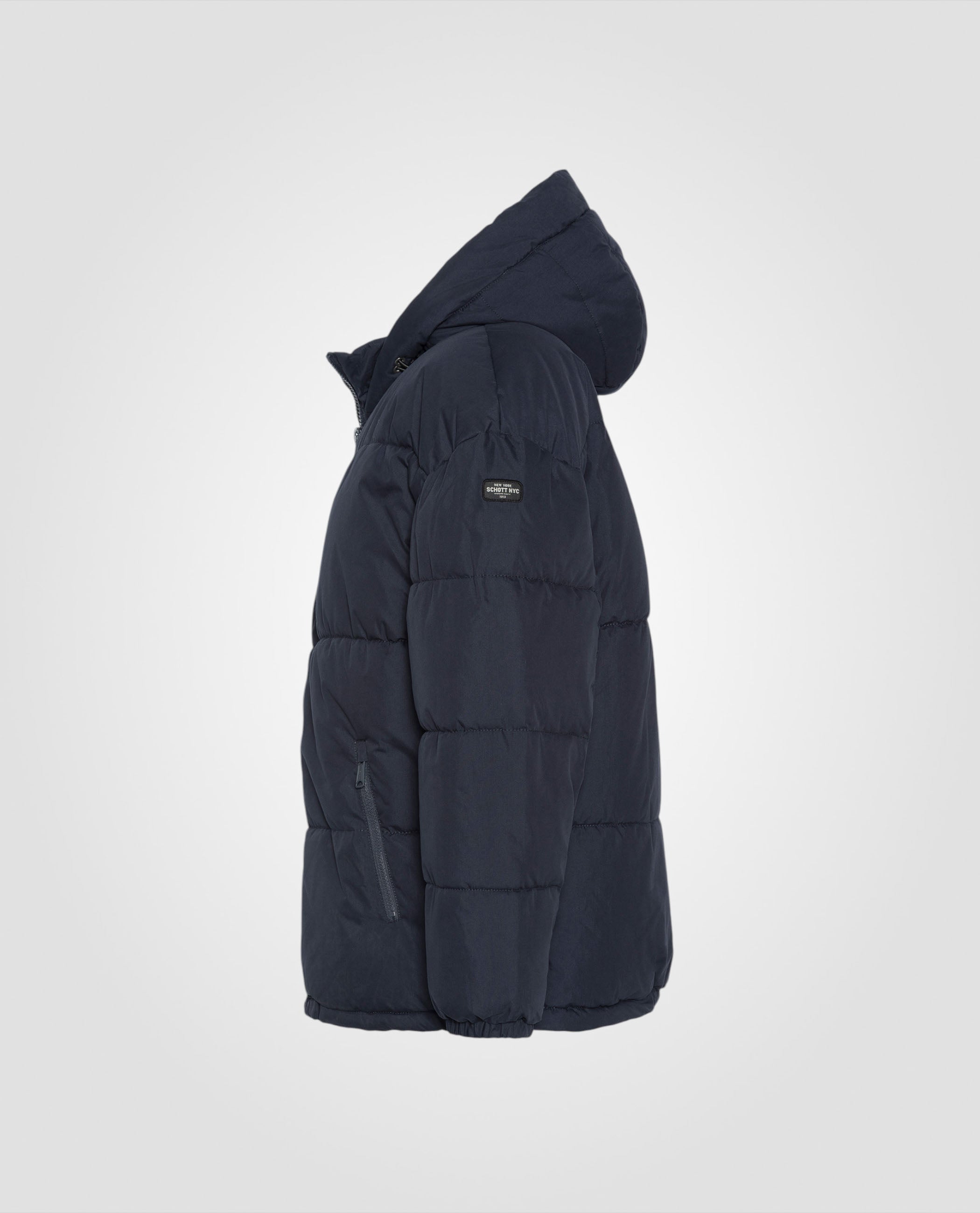 Hooded puffer jacket-3