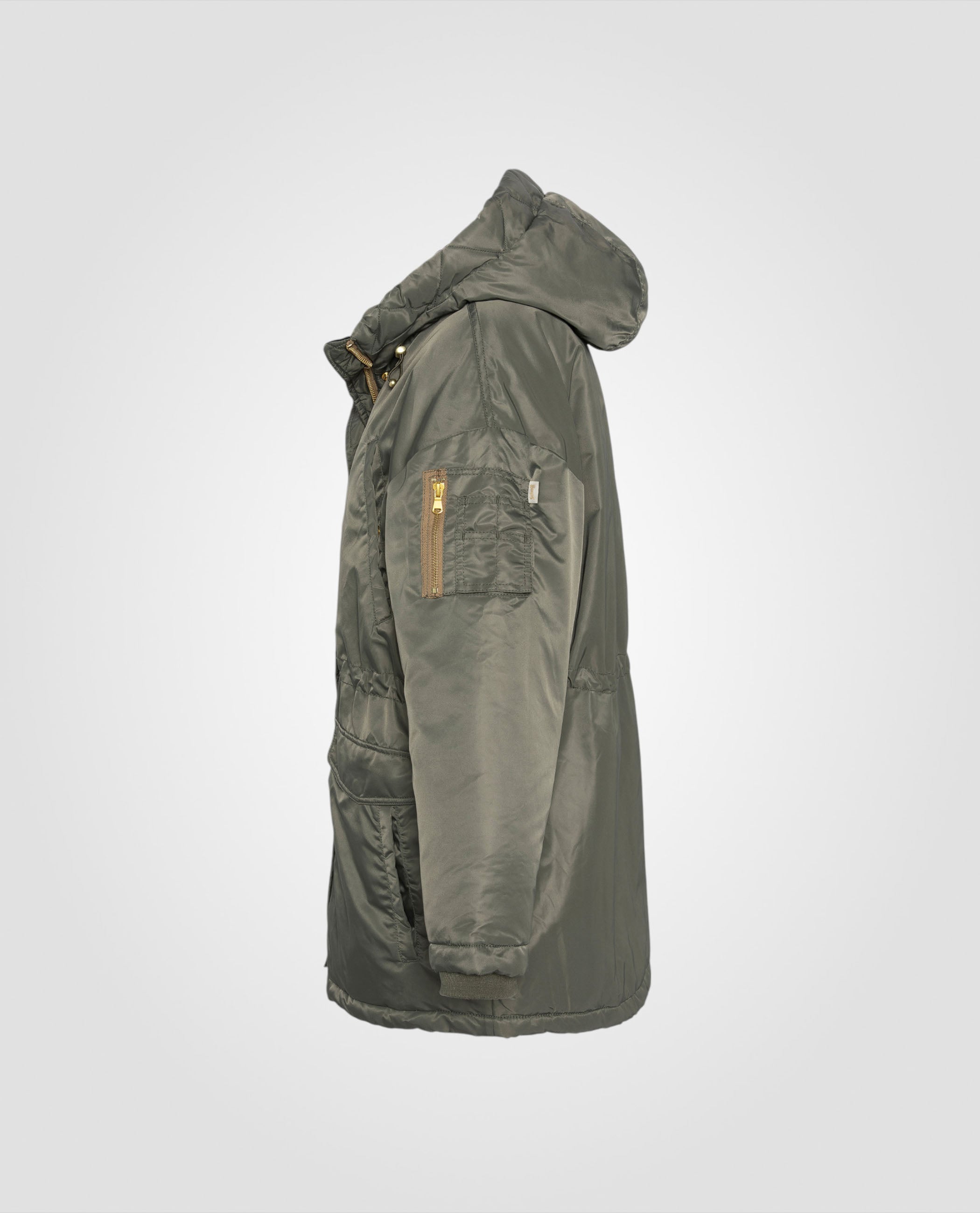 Oversize hooded army parka-7