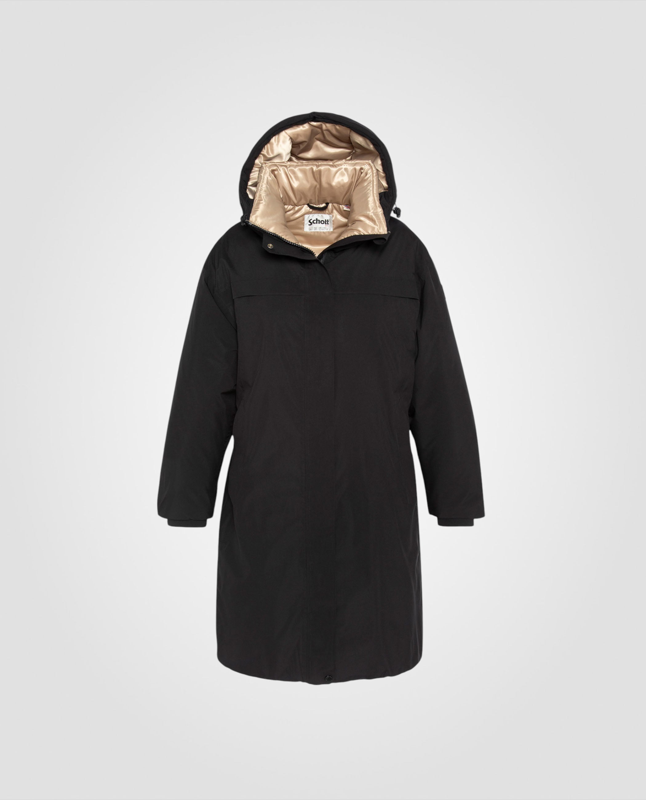 Lightweight hooded parka with welded seams-2