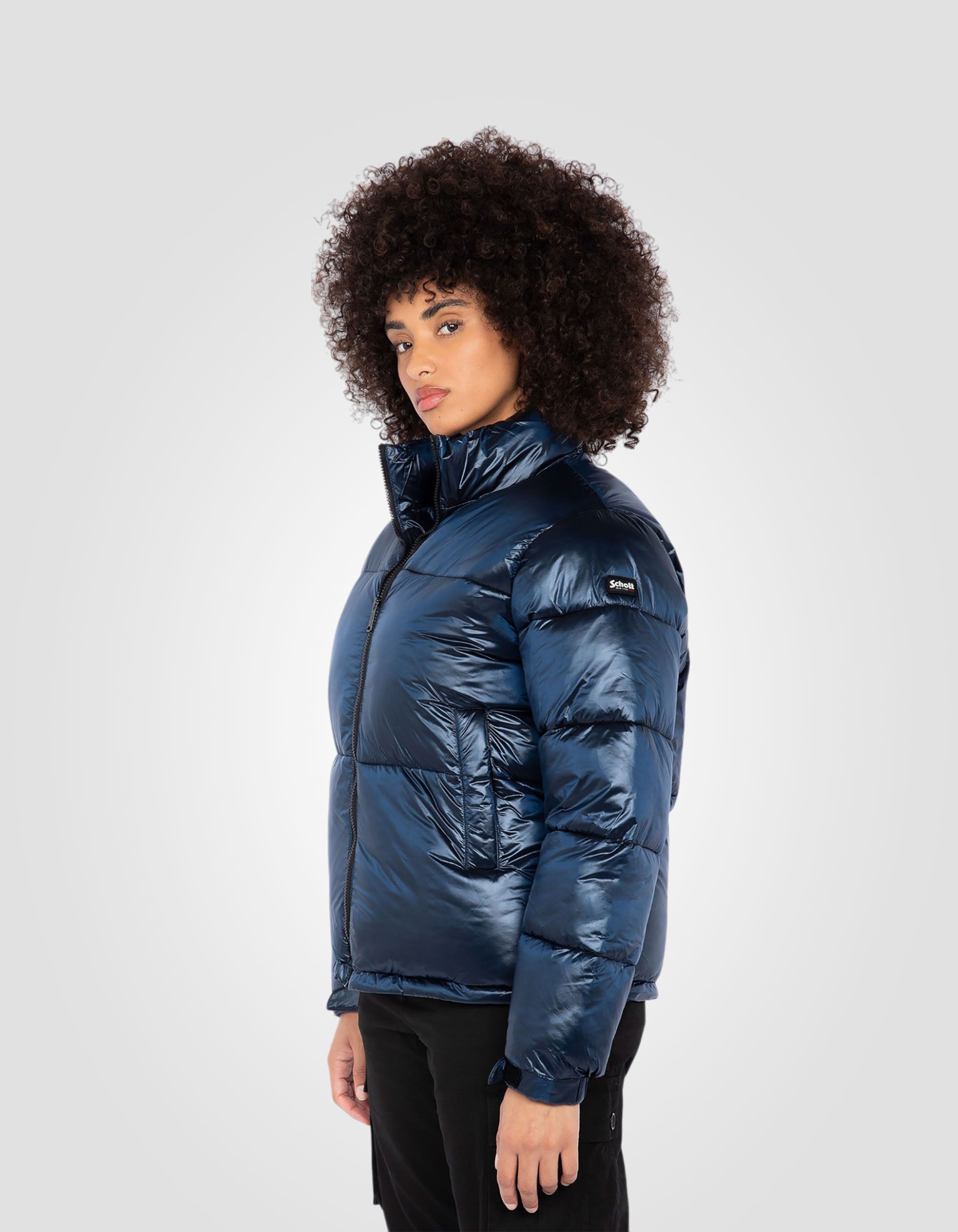 Shiny Puffer jacket-4