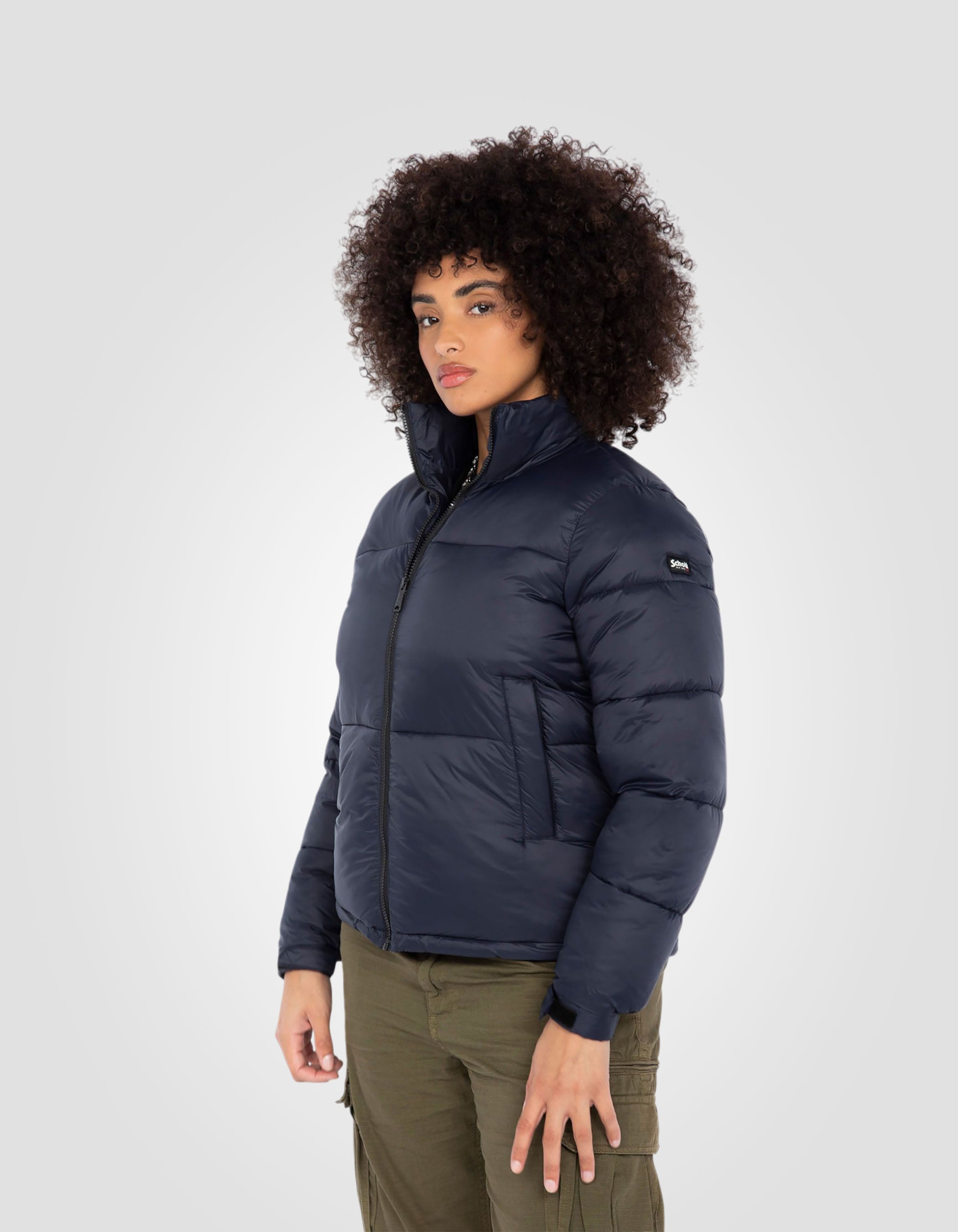 Daunenjacke aus recyceltem Nylon-4