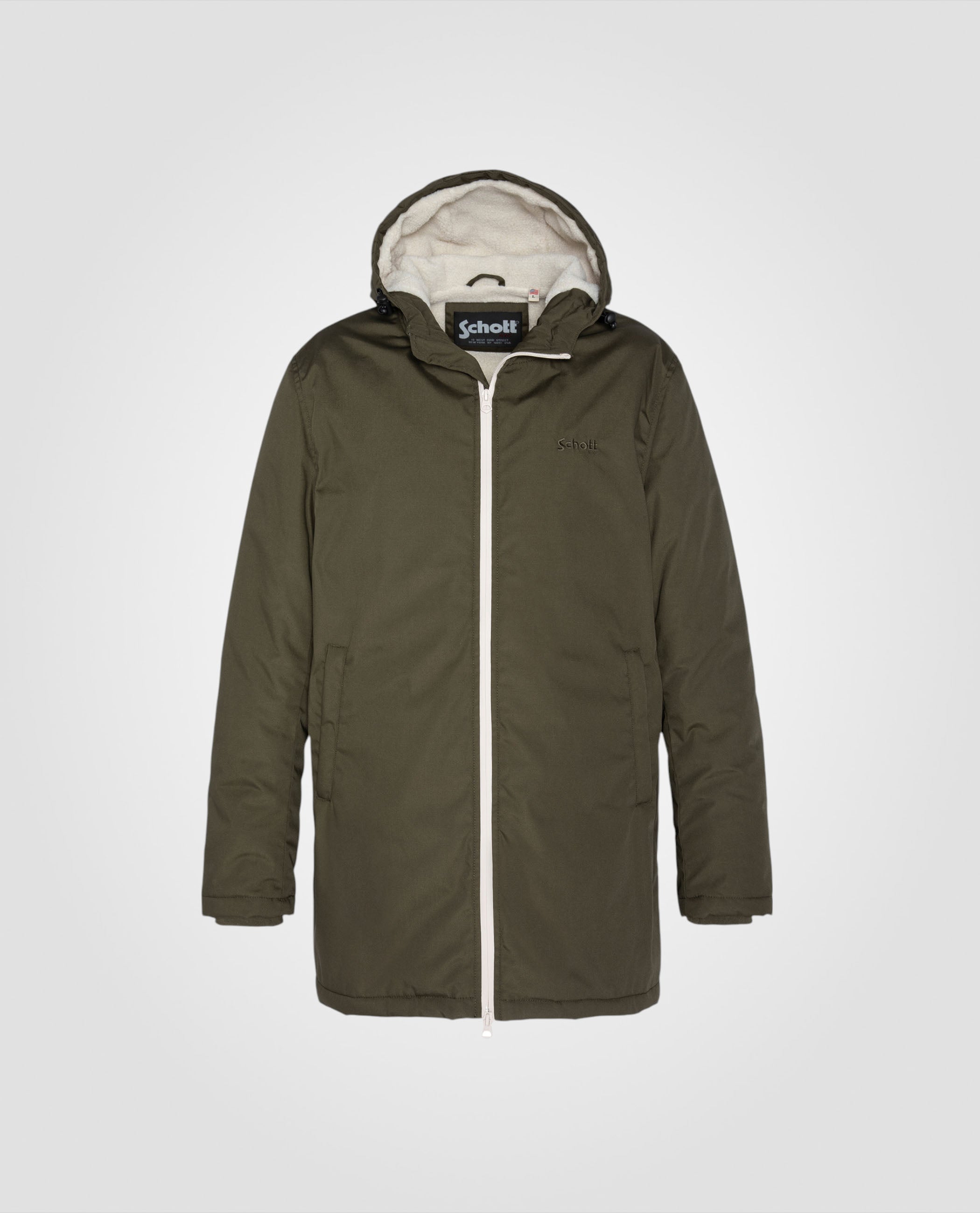 Langer Parka mit Sherpa-Futter-1