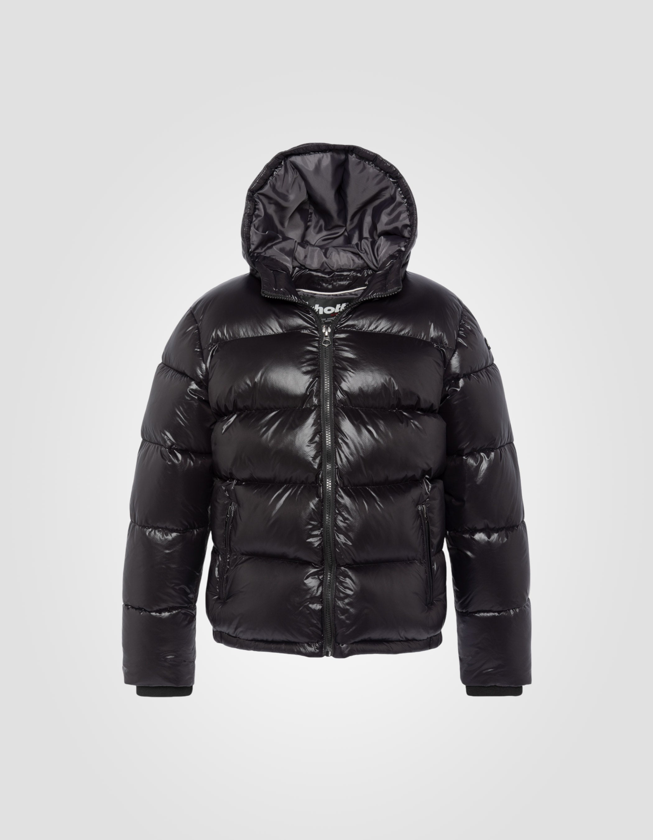 Hooded puffer jacket-1