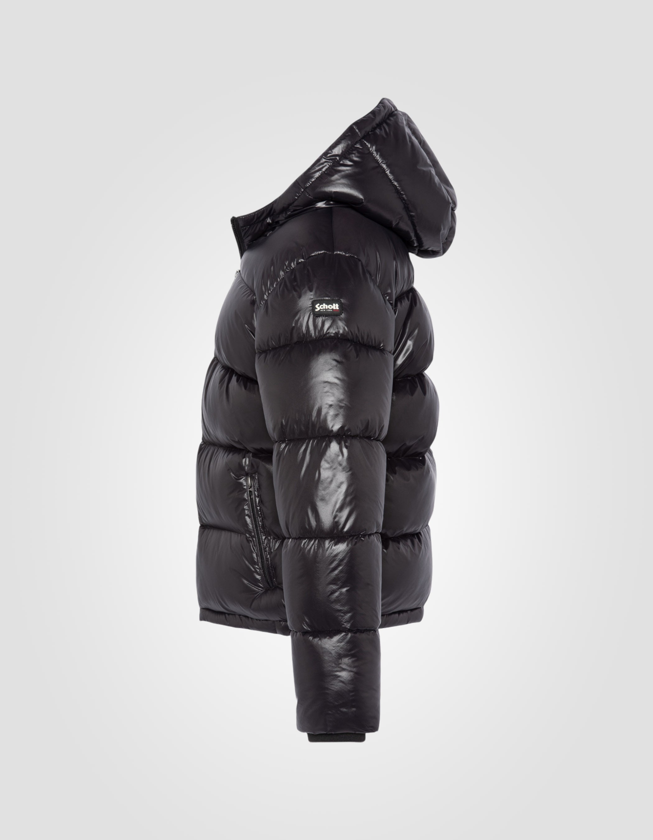 Hooded puffer jacket-3