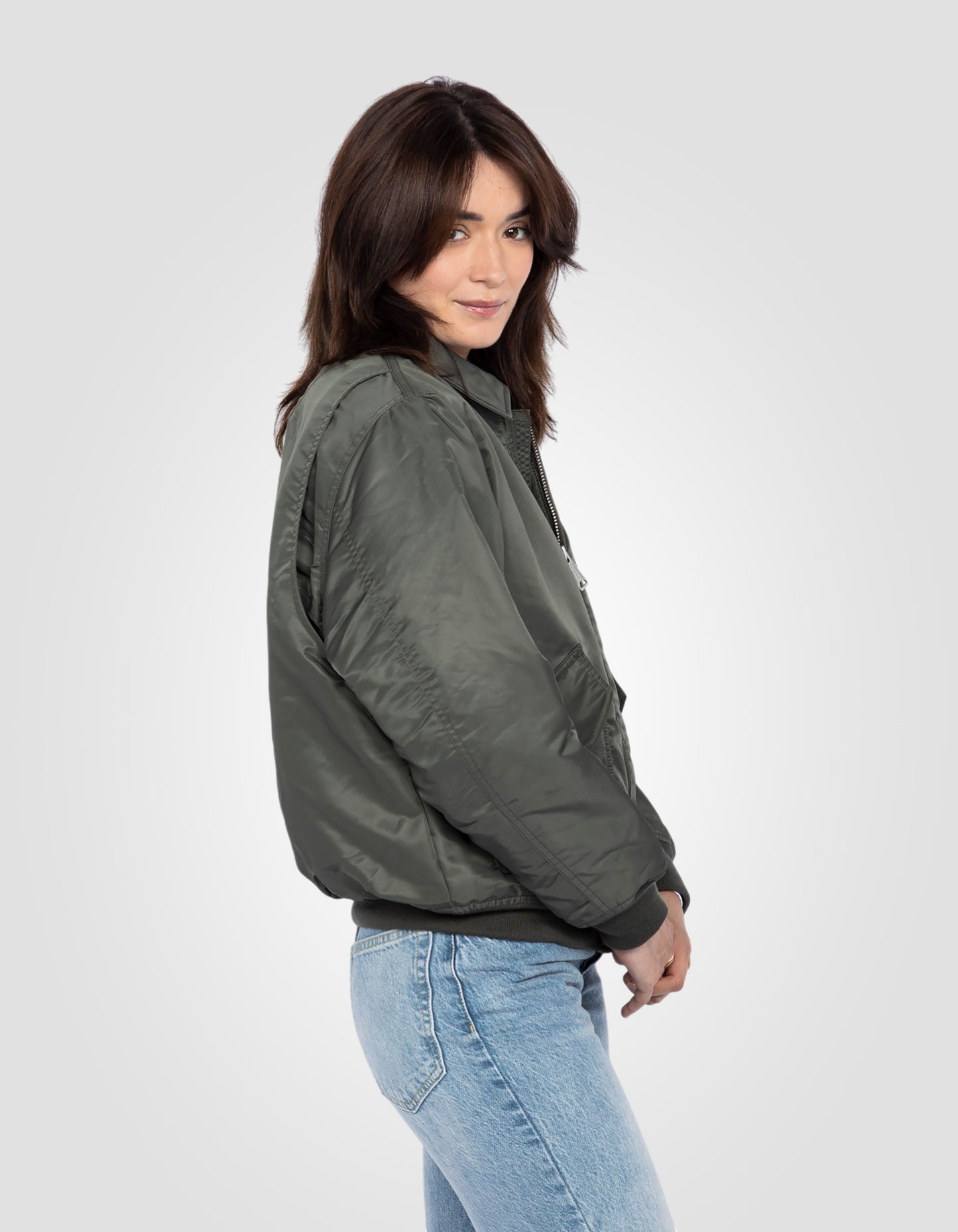 Bomber pilote CWU en nylon recyclé, coupe confort