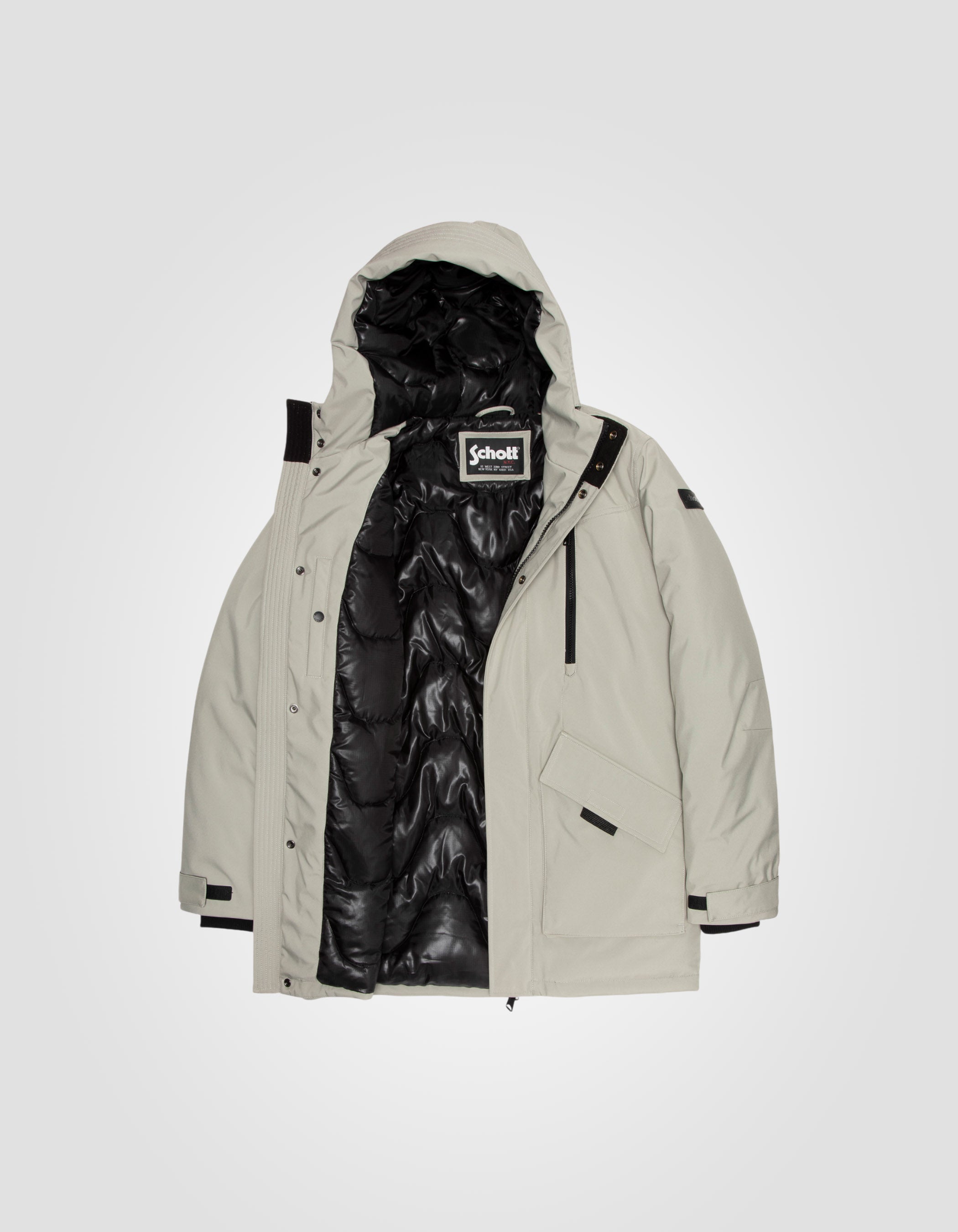 Parka mit mehreren Taschen und Kapuze-10