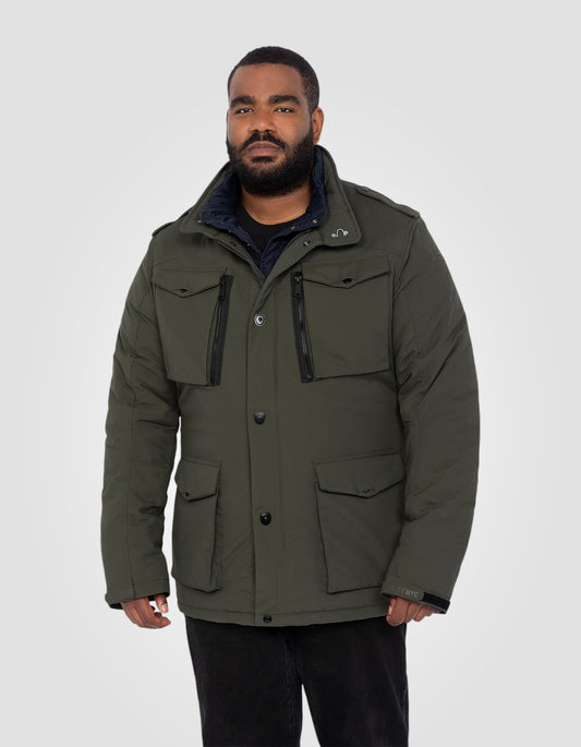 Veste army multipoches, plastron amovible, Grande taille