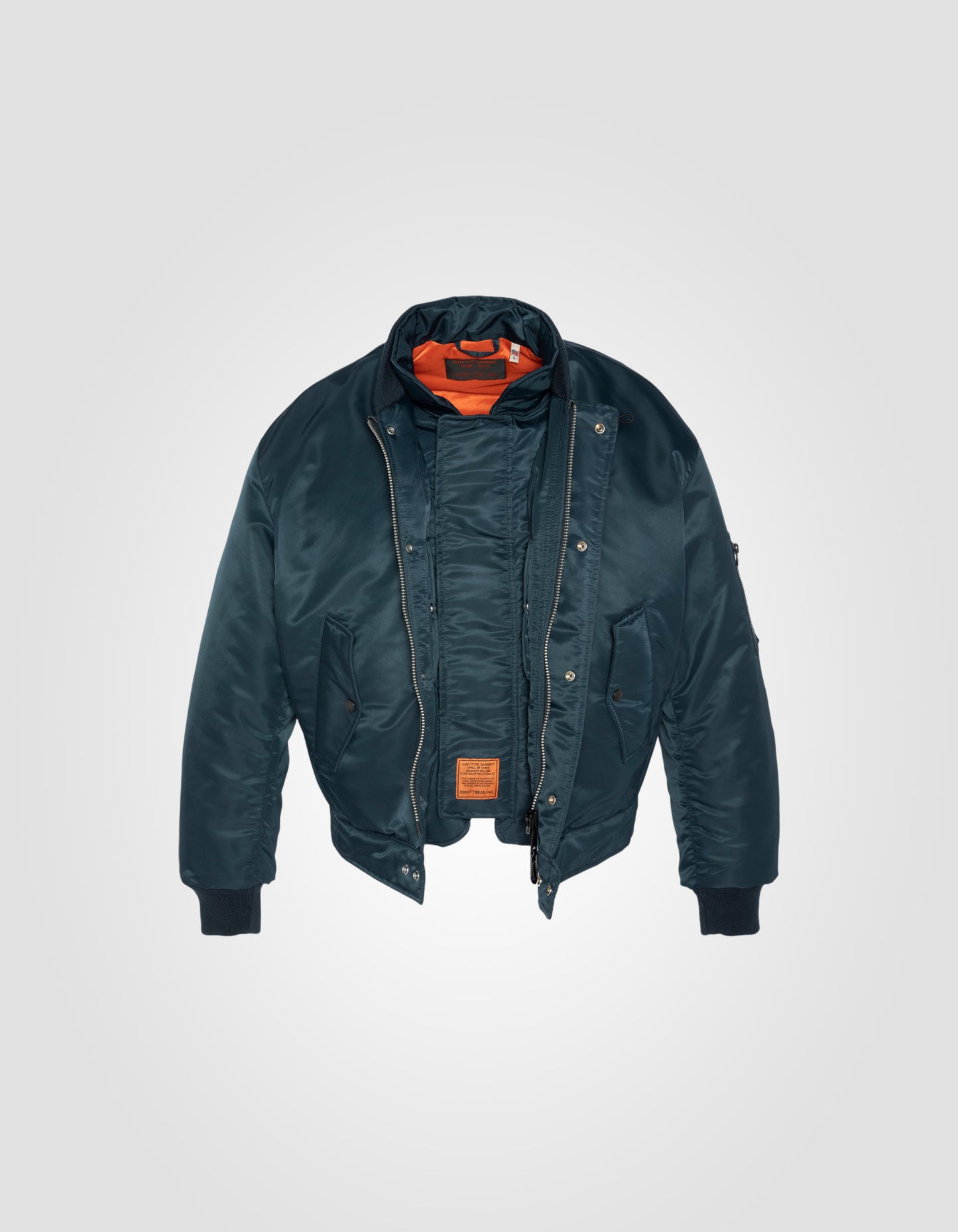 Recycled Nylon 3-in-1 combo Bomber jacket