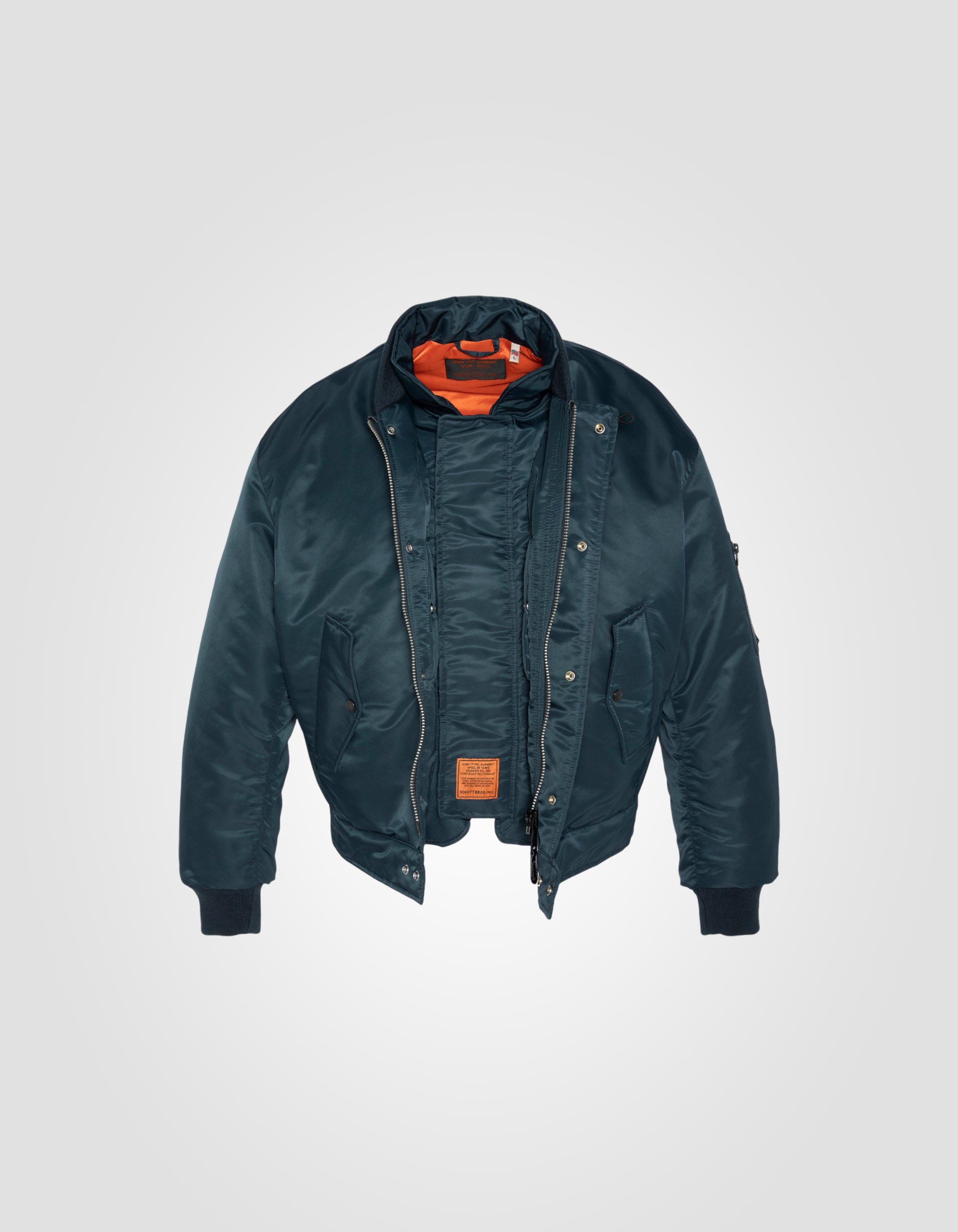 Recycled Nylon 3-in-1 combo Bomber jacket-8