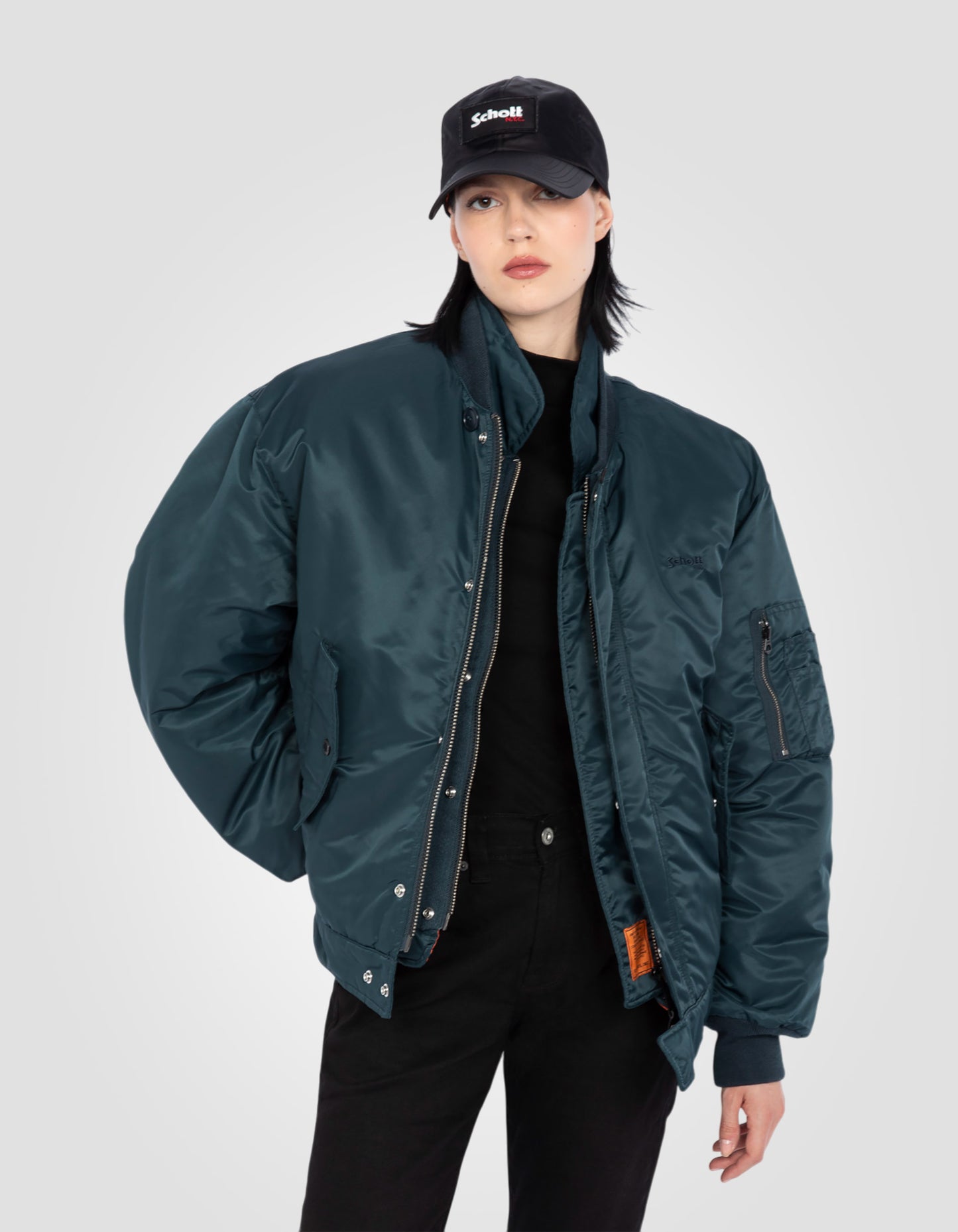 Recycled Nylon 3-in-1 combo Bomber jacket