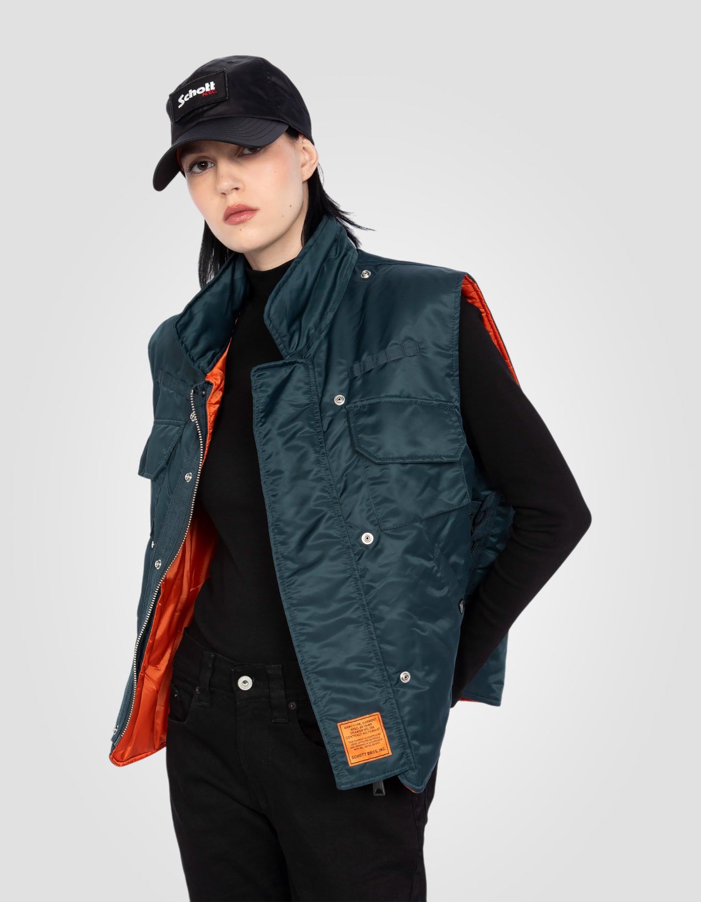 Recycled Nylon 3-in-1 combo Bomber jacket